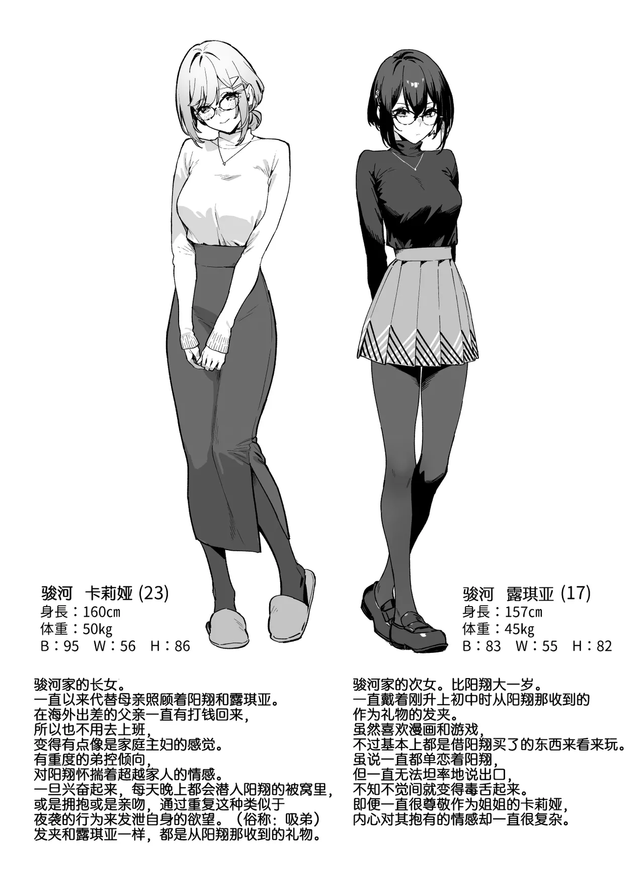 Sister Contrast Dekiai Onee-chan to Noumitsu Seikatsu | 反差姐妹 page 59 original parody - big breasts glasses hentai manga - read online free