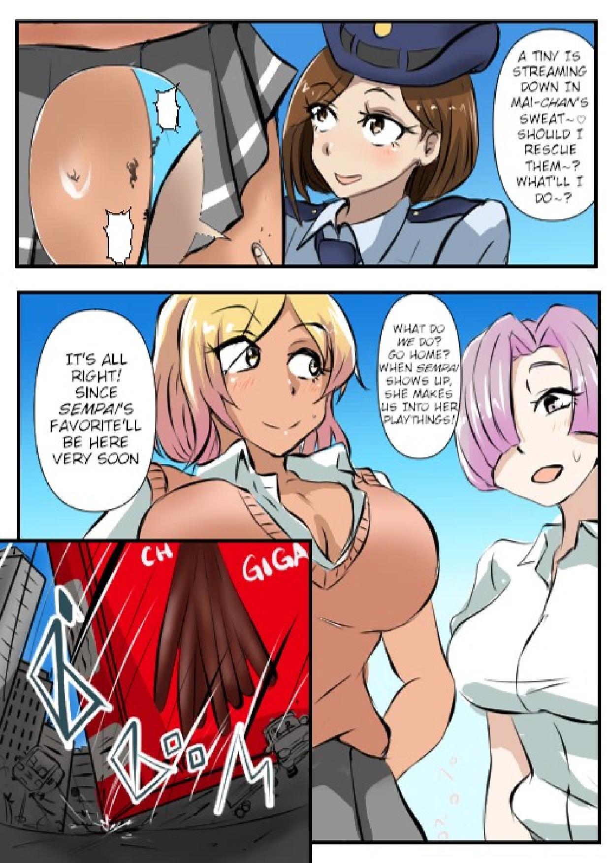 Giga Gal 2 page 14 - gyaru giantess hentai manga - read online free