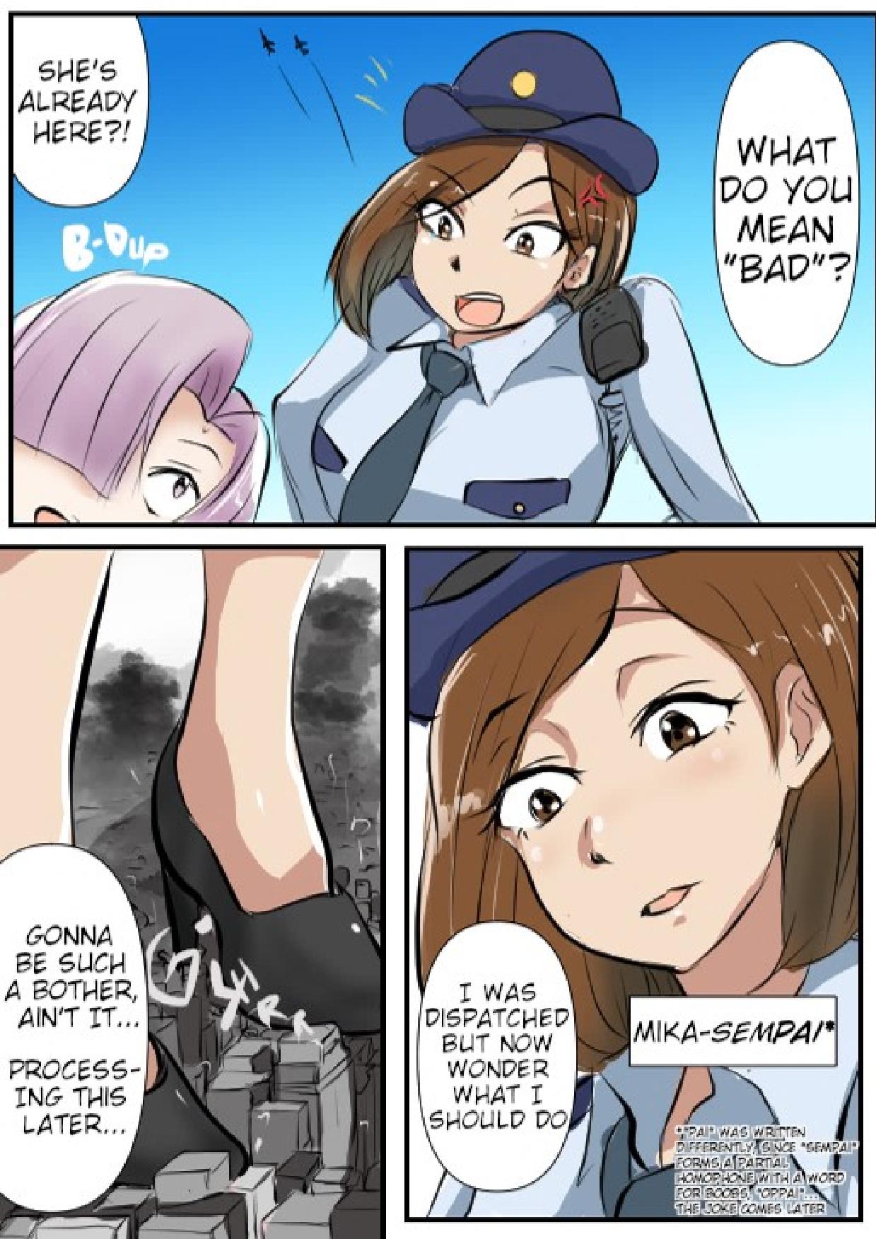 Giga Gal 2 page 9 - gyaru giantess hentai manga - read online free