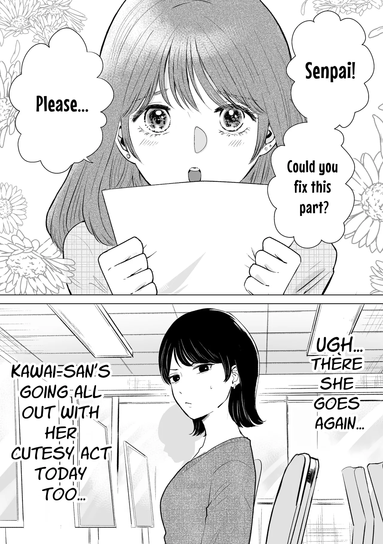 [Sasami Seseri (Sasami Rise)] Senpai tte Honto Baka -Kouhai no Burikko Onna ni Suki ni Sarechau Hanashi- | Silly You ~XXX'd by a colleague who is feigning cutesy naivete~ [English] [nasmas] - Page 4
