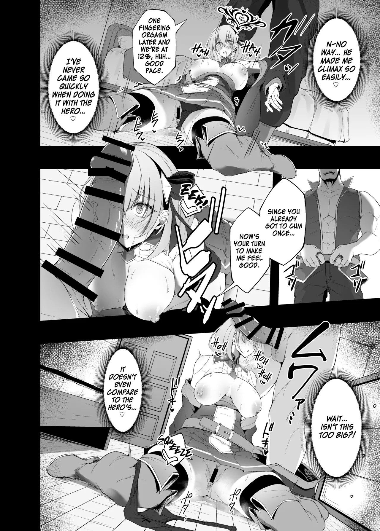 Yuusha no Kanojo wa NTRreru - Heroine no Netorareru | The Hero’s Girlfriend Gets NTR’d page 23 original parody - squirting kissing hentai manga - read online free