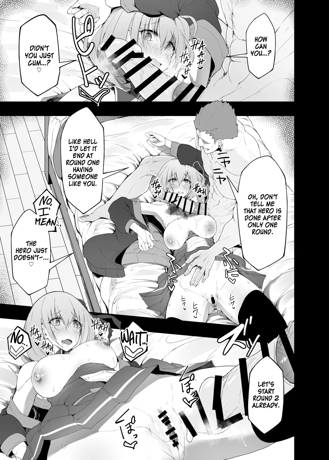 Yuusha no Kanojo wa NTRreru - Heroine no Netorareru | The Hero’s Girlfriend Gets NTR’d page 40 original parody - squirting kissing hentai manga - read online free