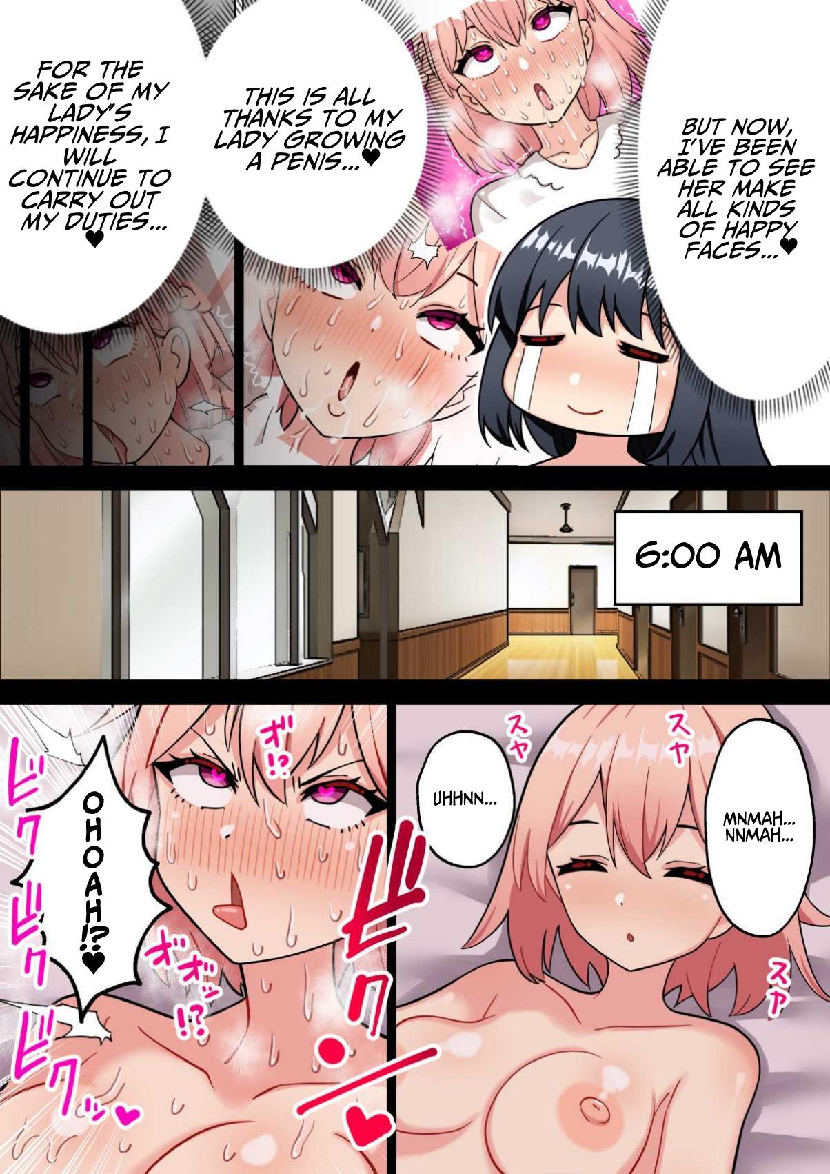[Hota Home (Hotaru)] 24-Jikan Oho-goe Doubutsu Koubi no Yakata ~Futanari Ojou-sama ga Bakunyuu Maid ni Chinpo Kanri Sareru Hanashi~ | The House of 24 Hour Moaning Inducing Animalistic Mating [English] [T's Translations] page 61 original parody - maid squirting hentai manga - read online free