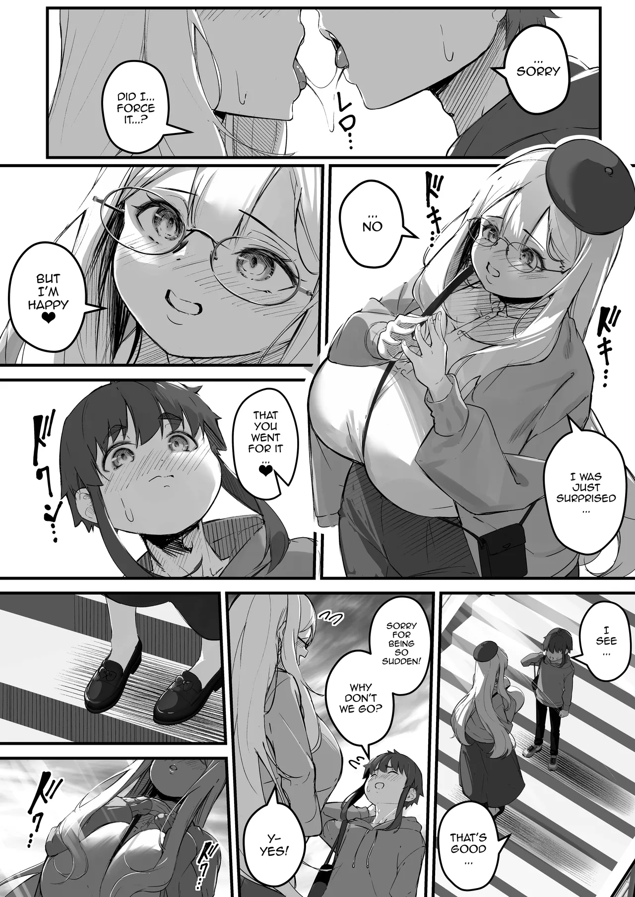 [Baku-π-dou (Kuchi VE)] 2m no Toshishita Kanojo | My 2-Meter-Tall Younger Girlfriend [English] {Doujins.com} page 11 original parody - kissing virginity hentai manga - read online free