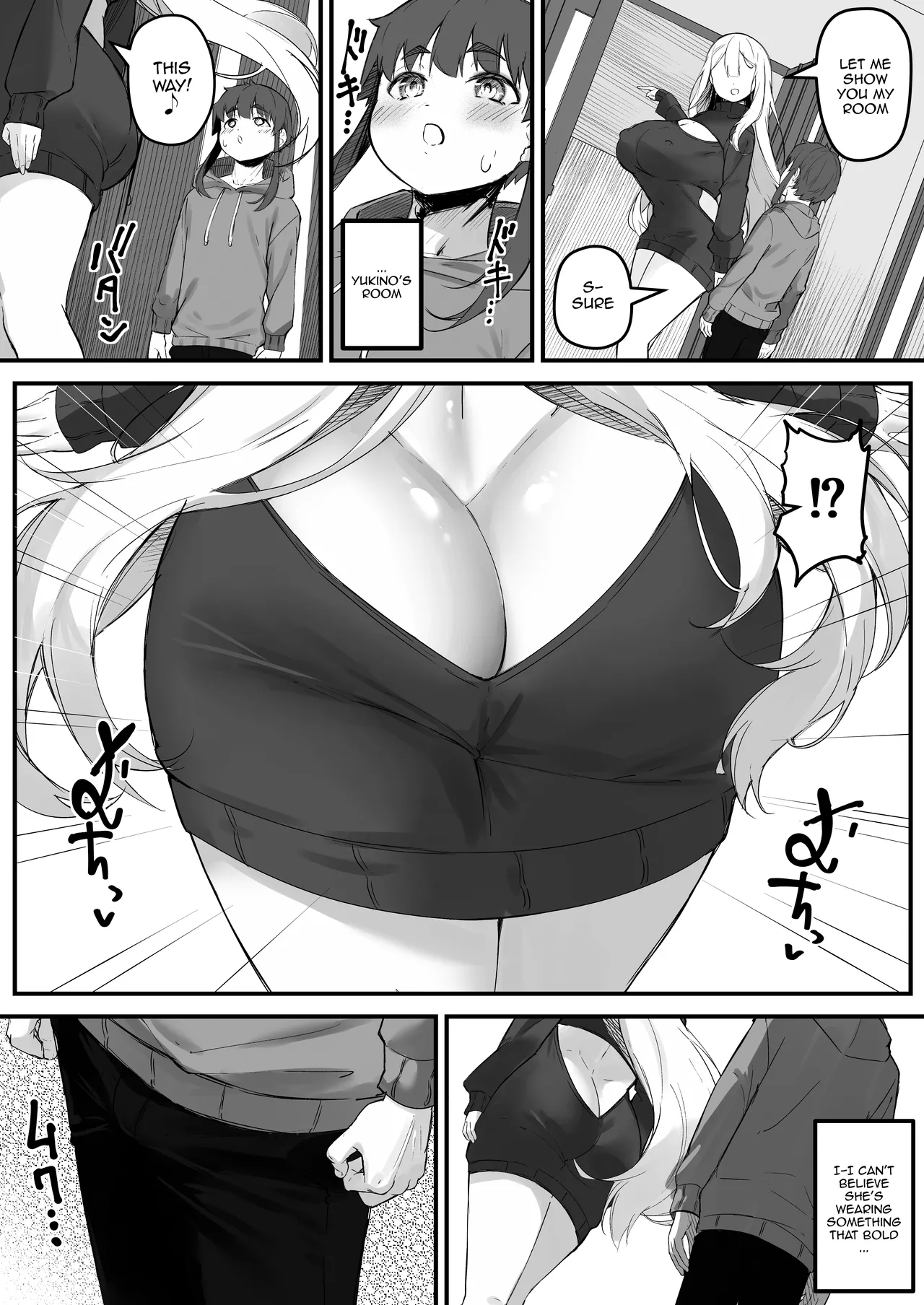 [Baku-π-dou (Kuchi VE)] 2m no Toshishita Kanojo | My 2-Meter-Tall Younger Girlfriend [English] {Doujins.com} page 18 original parody - sole female sole male hentai manga - read online free