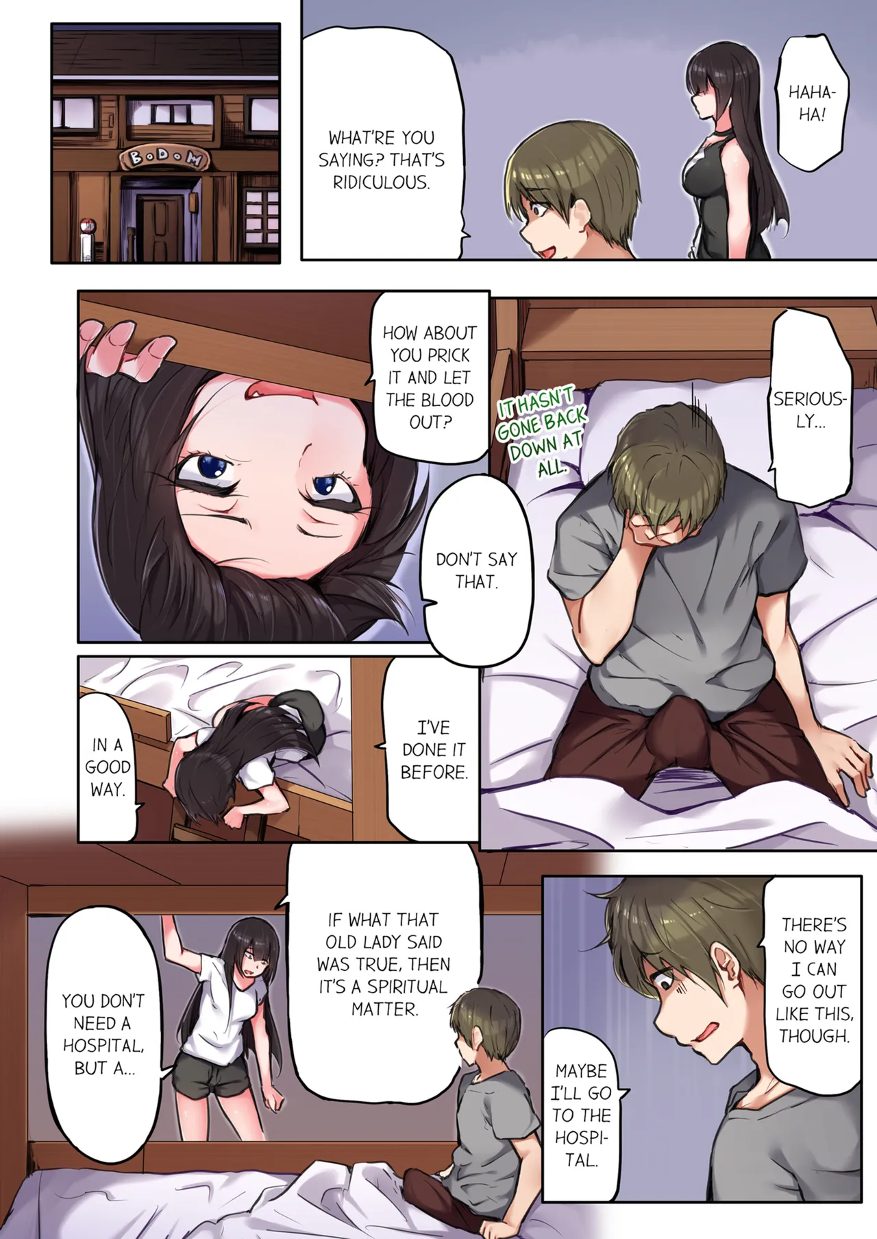 That Won't Fit...! All Night Sex with the Biggest Cock Vol.1 page 47 - mmf threesome group hentai manga - read online free