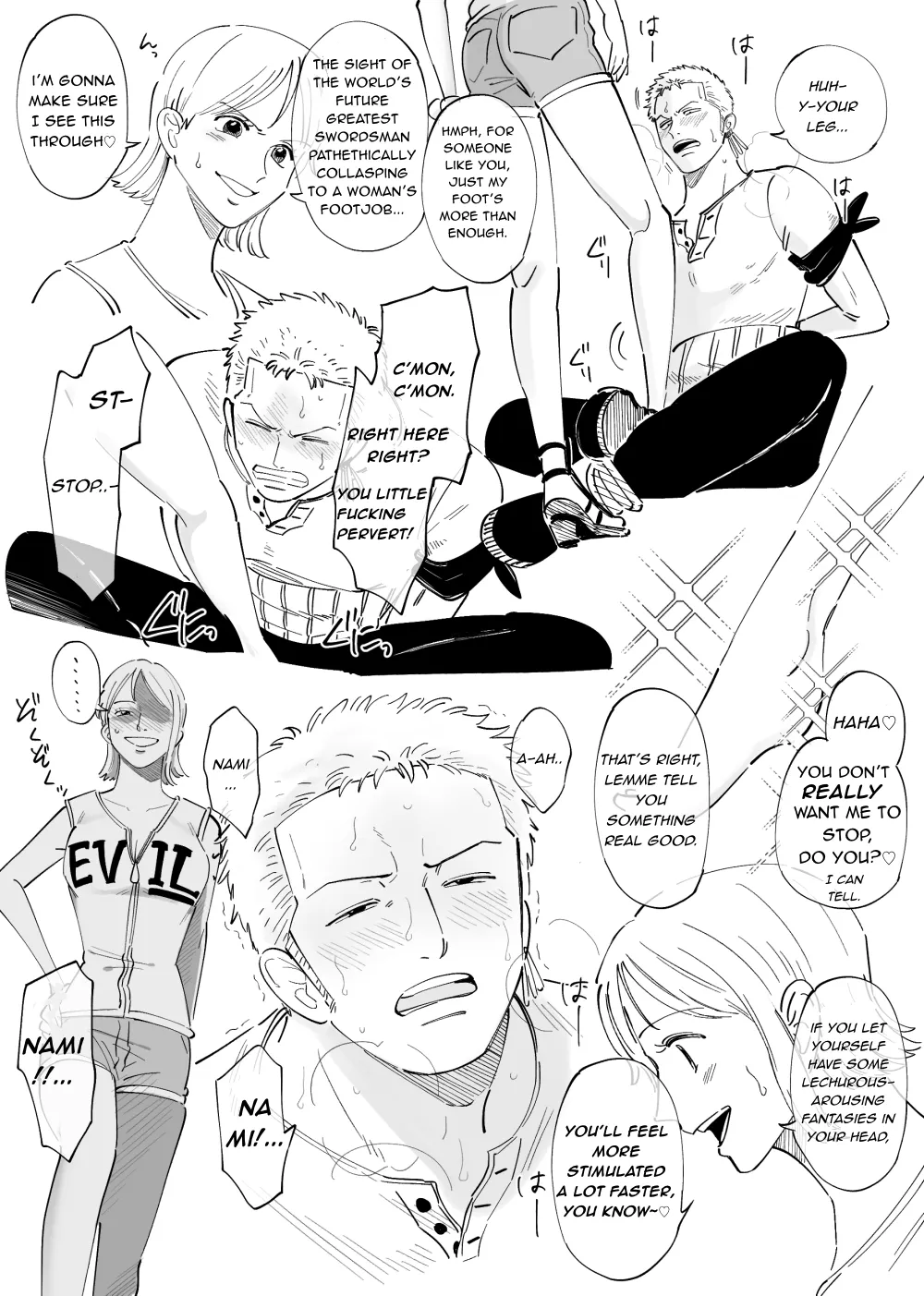 【R18】ZoroNami page 13 featuring nami one piece parody - femdom bondage hentai manga - read online free