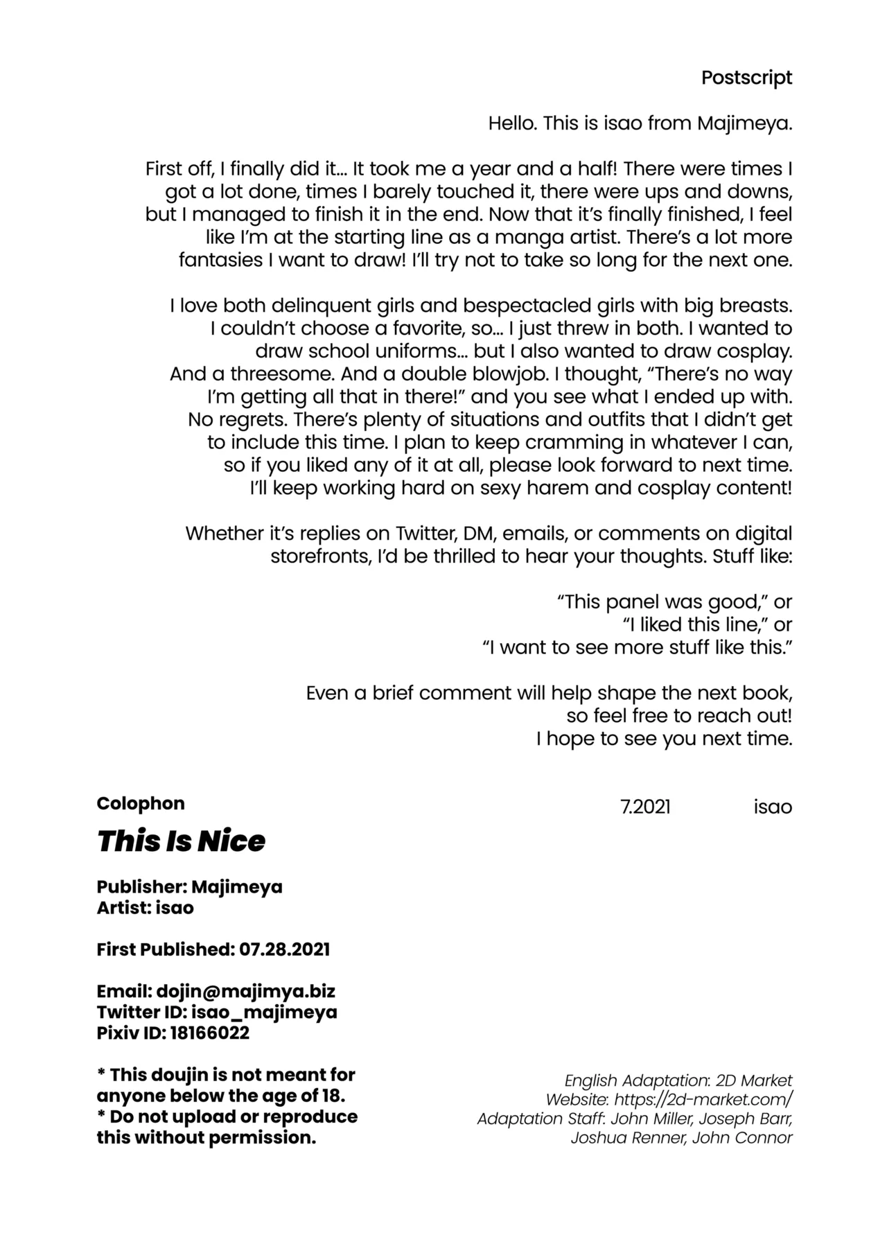 Konna Ii Koto. | This is Nice 1 page 36 original parody - virginity big breasts hentai manga - read online free