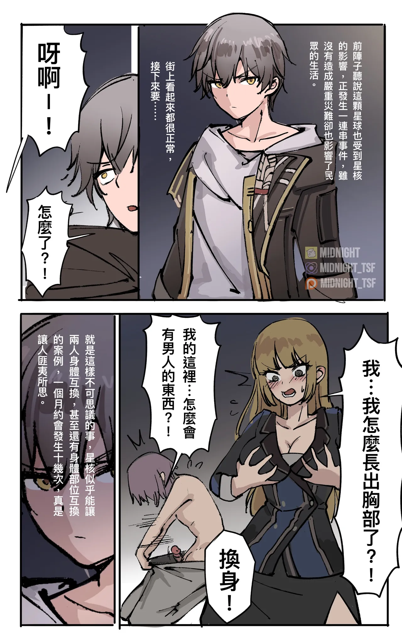 Page 1 of [Midnight] 星穹鐵道 : 星核換身