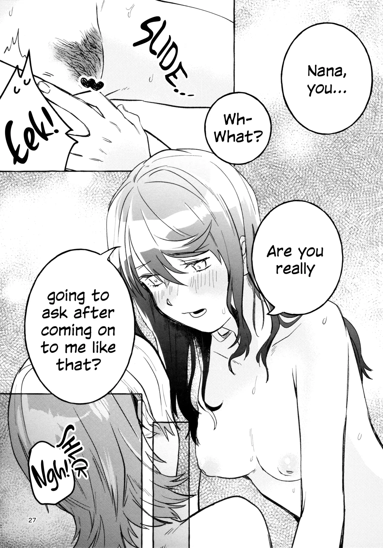 Gaman Shinakute Iinda yo | No Need to Hold Back! page 26 featuring nana daiba shoujo kageki revue starlight parody - futanari handjob hentai manga - read online free