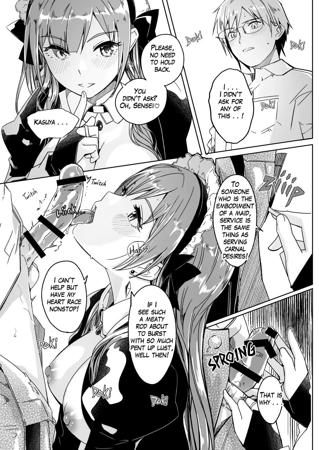 Its shining moonflower captivates me page 13 original parody - maid kissing hentai manga - read online free