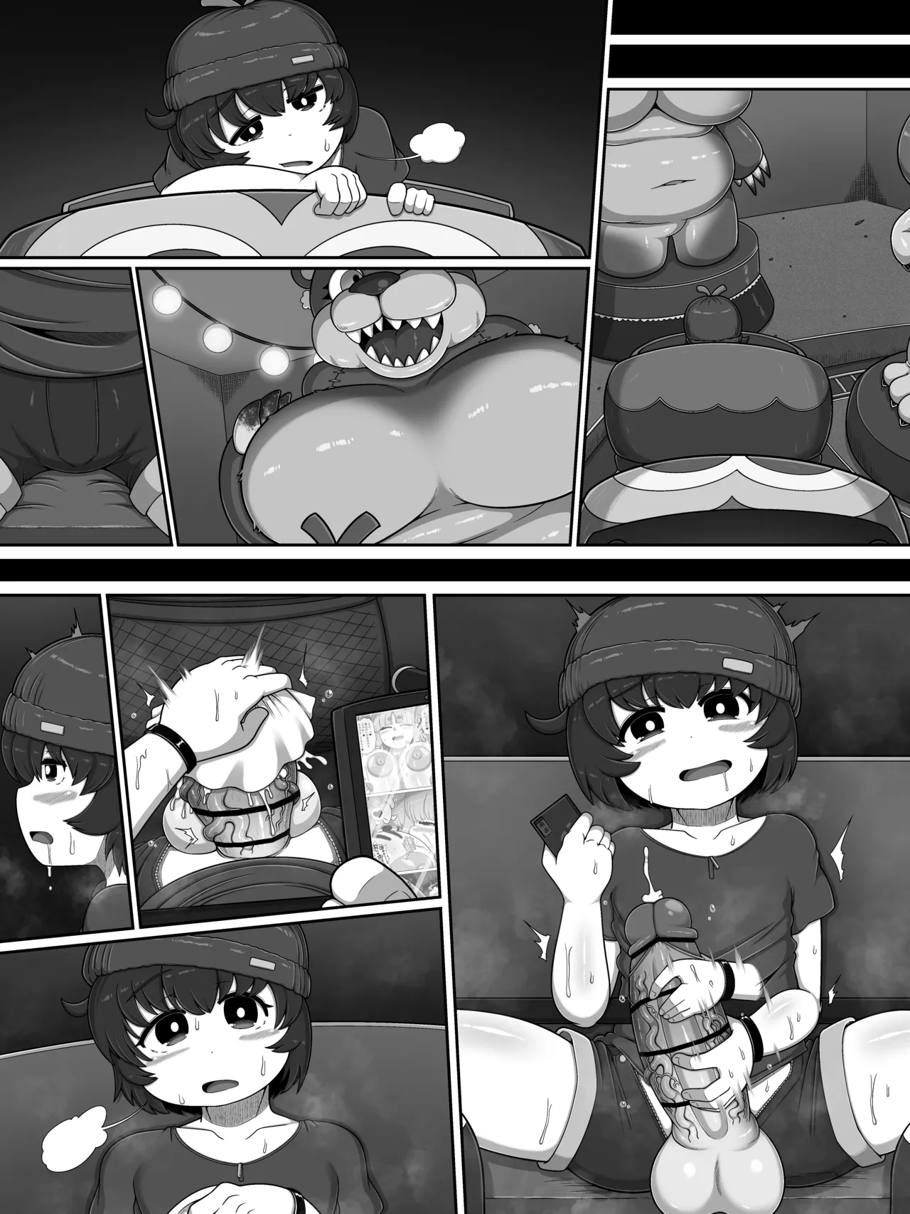 Monster House 3 page 36 original parody - doll joints multi-work series hentai manga - read online free