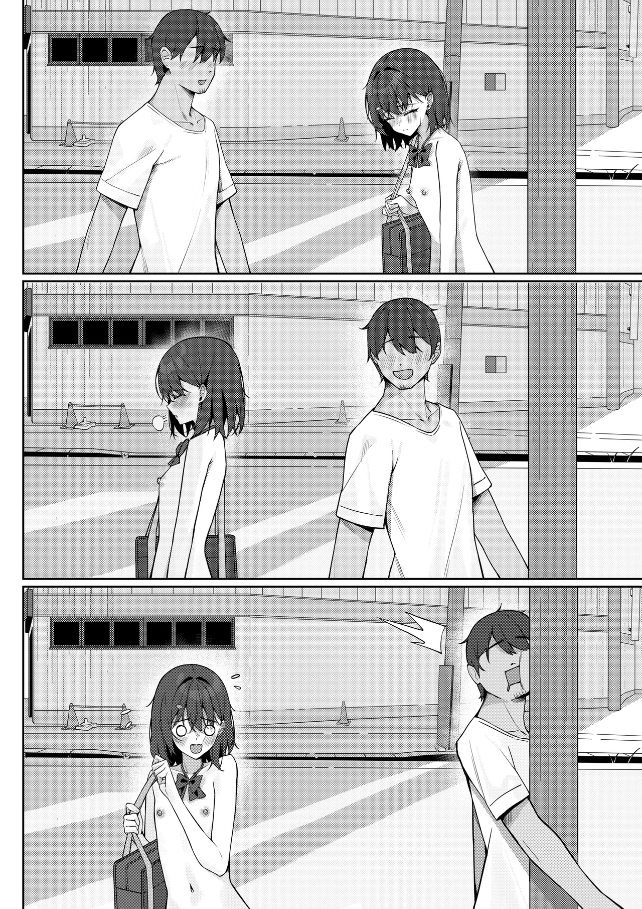 Zenra Toukou Manga page 15 original parody - exhibitionism footjob hentai manga - read online free