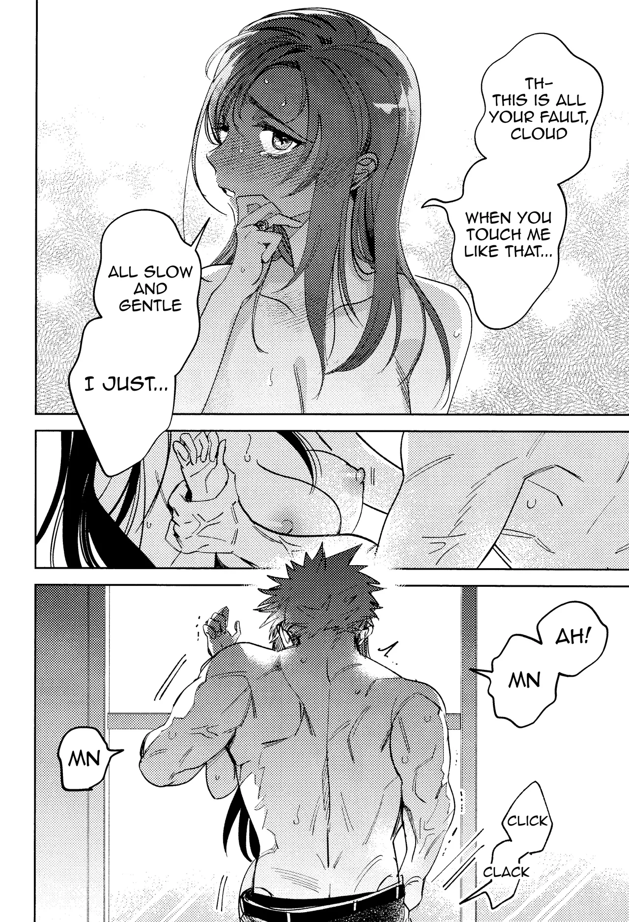 Somarune page 31 featuring cloud strife final fantasy vii parody - kissing big breasts hentai manga - read online free