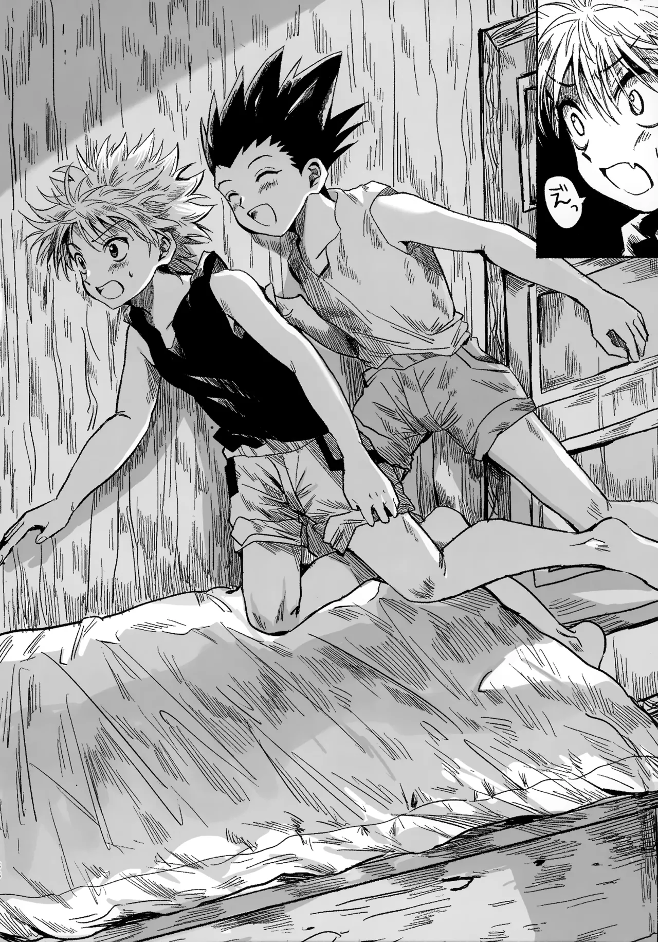 Hoshi no Mahoroba page 37 featuring gon freecss hunter x hunter parody - males only yaoi hentai manga - read online free