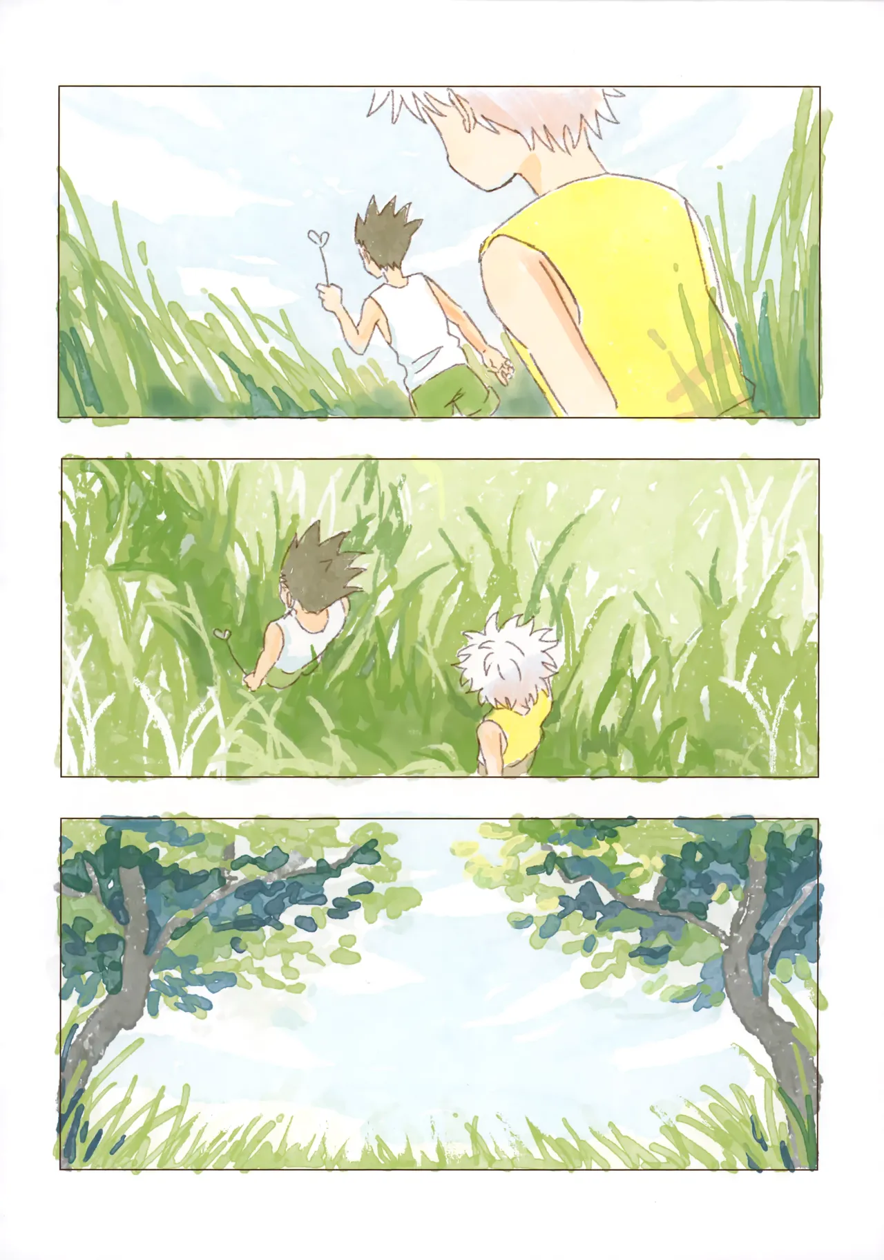 Ohayou Kara Oyasumi page 14 featuring gon freecss hunter x hunter parody - full color yaoi hentai manga - read online free