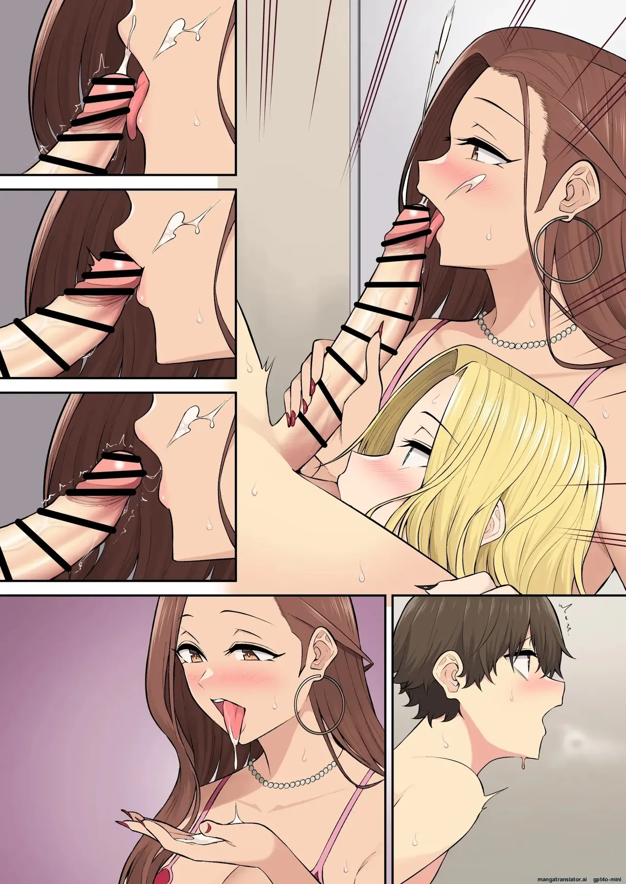 Imaizumi Brings All The Gyarus To His House 7 page 118 original parody - rough translation multi-work series hentai manga - read online free