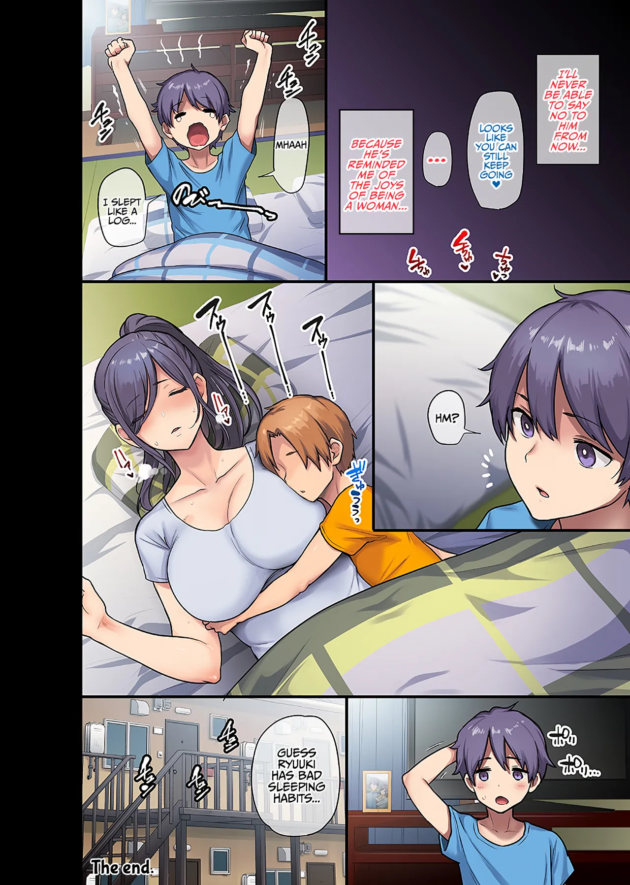 Giant Boobs Widow and Her Son's Very. Very Bad Friend page 39 original parody - sole female sole male hentai manga - read online free