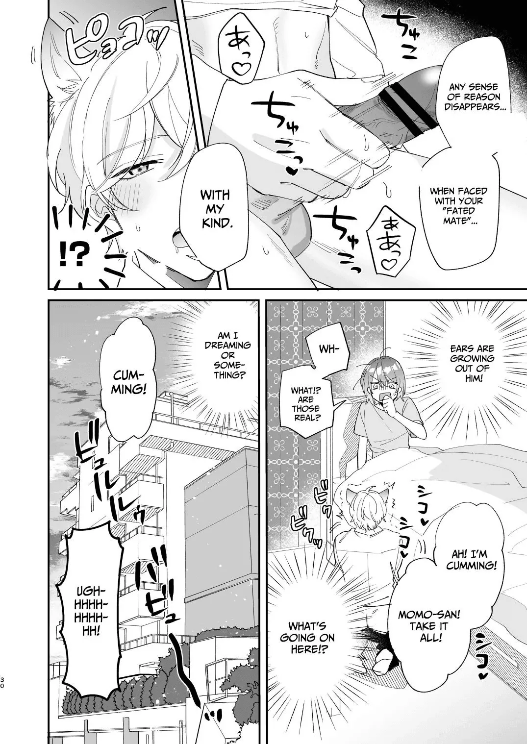 [Makai] Saikyou Zetsurin Dekachinpo ni Odosarete Imasu ~Suki ni Natta Hito wa Ookami no Matsuei deshita~ | Threatened by an Ultimate Unrelenting UltraDick ~the guy I fell for is a wolfen descendent~ [English] [Nasmas] page 30 original parody - business suit unusual pupils hentai manga - read online free