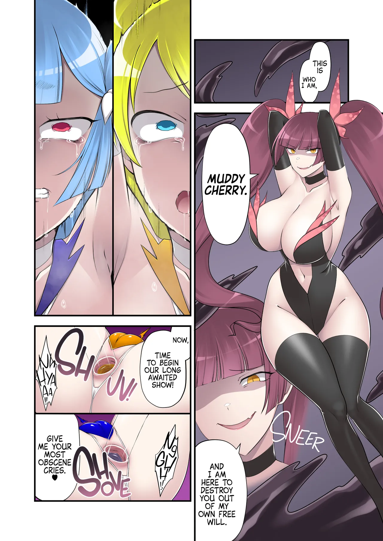 [Devildance] Madoro Shinki Maddy Cherry 2 ~Katsute no Nakama wa Jinkaku Haisetsu de Shokei Sareru~ | Evil Mud Wallowing Princess Muddy Cherry 2 ~Old Allies Must Die By Personality Excretion~ [English] [Digital] page 20 - full color gloves hentai manga - read online free