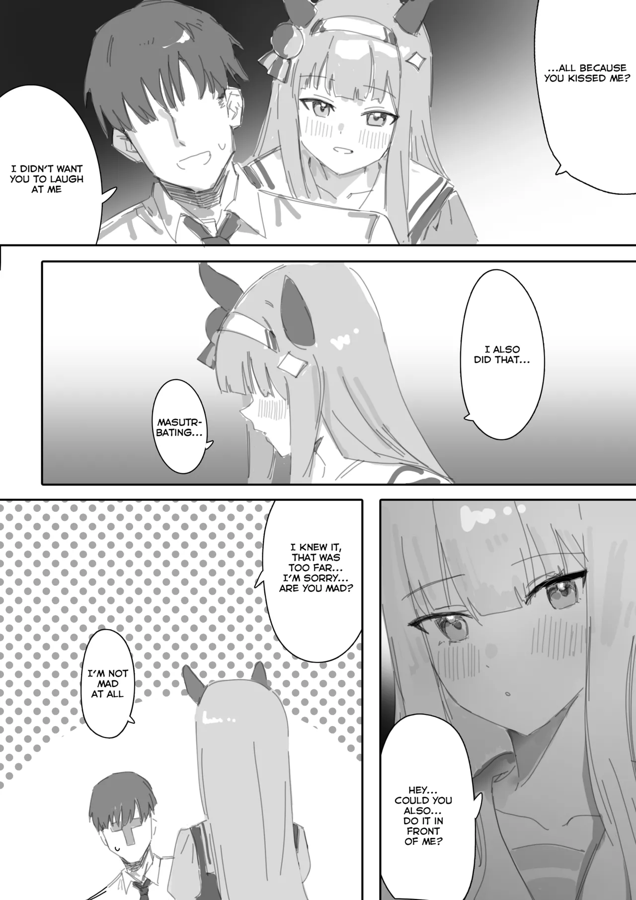 Muramura Zenpen + Kouhen | Heat Part 1 + Part 2 page 13 featuring air groove uma musume pretty derby parody - sole female sole male hentai manga - read online free