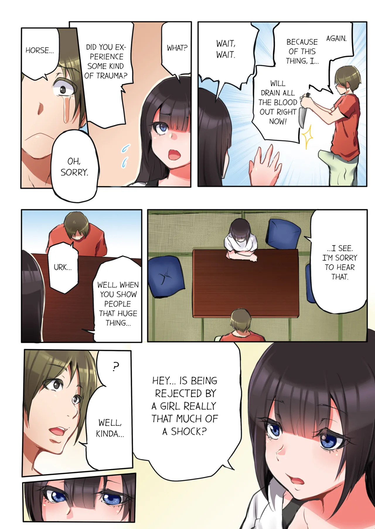 That Won't Fit...! All Night Sex with the Biggest Cock Vol.1-3 page 51 - mmf threesome group hentai manga - read online free