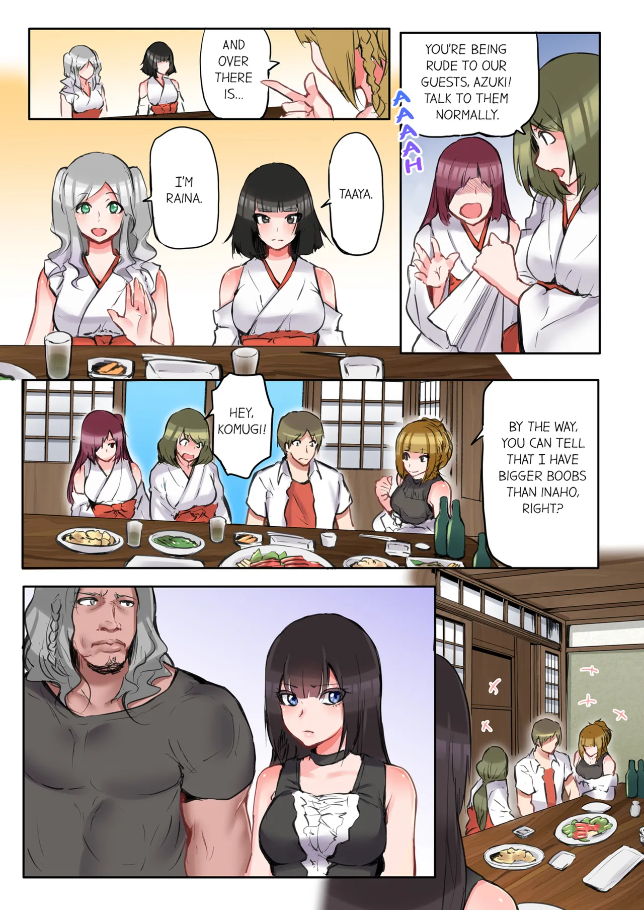 That Won't Fit...! All Night Sex with the Biggest Cock Vol.1-3 page 85 - mmf threesome group hentai manga - read online free