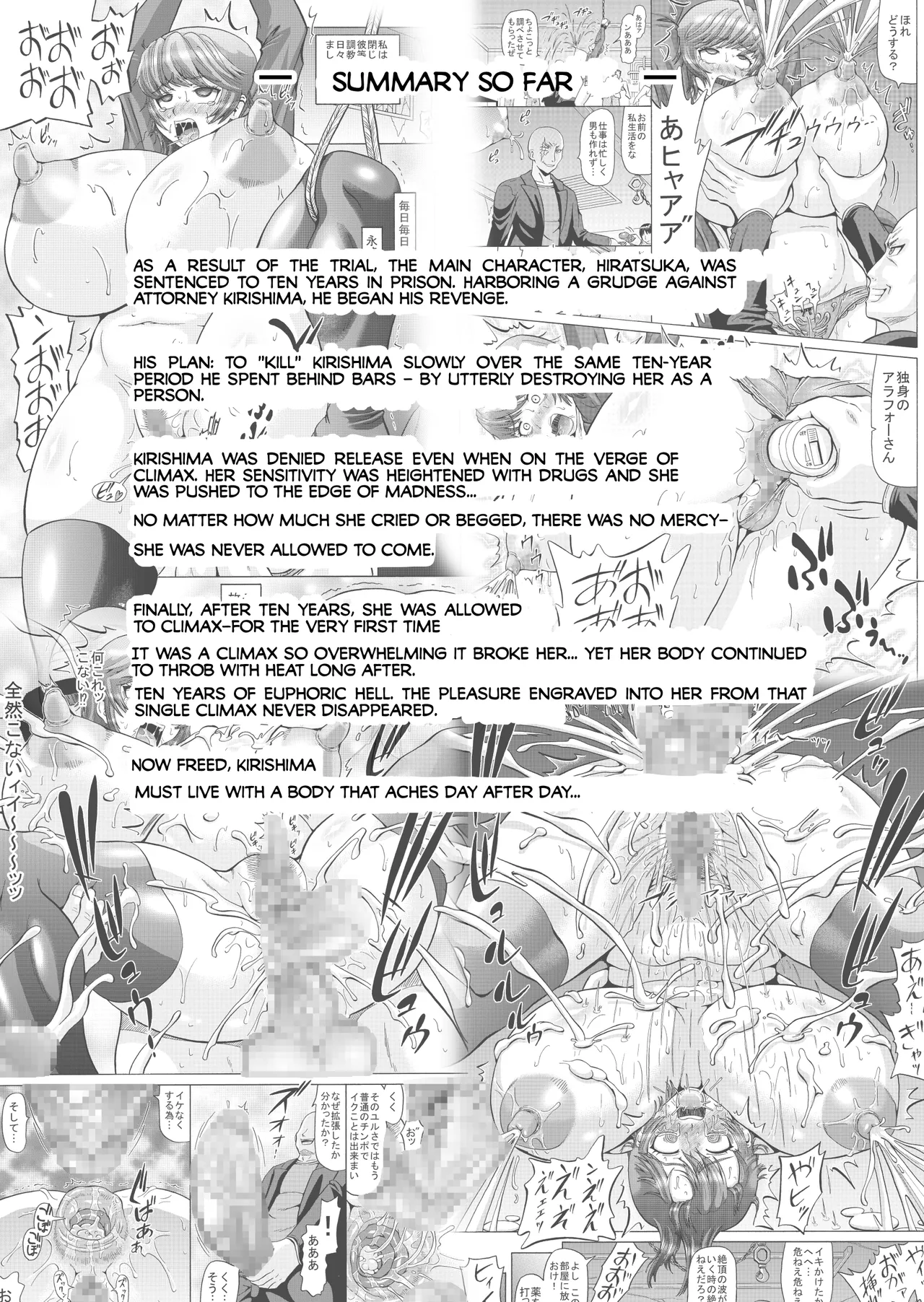 Page 2 of [Atsuatsu Mikan (Nukunuku Orange)] Kizamareta Anraku Juunen no Kage Onna Bengoshi Series 2 [English]