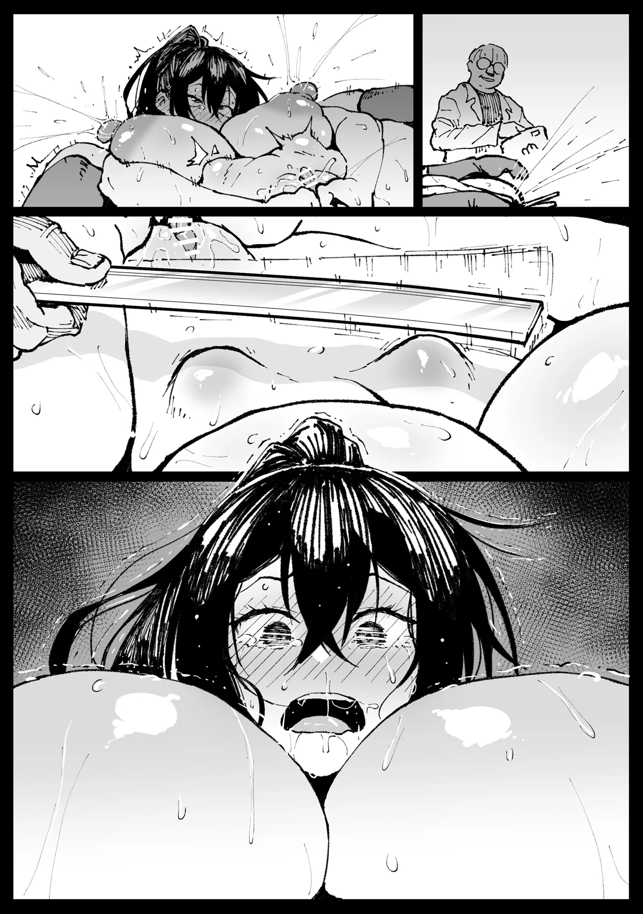 Nicchi na Seishori shiteru Tsubaki-san | Tsubakis niche masturbation practices page 20 original parody - big breasts multi-work series hentai manga - read online free