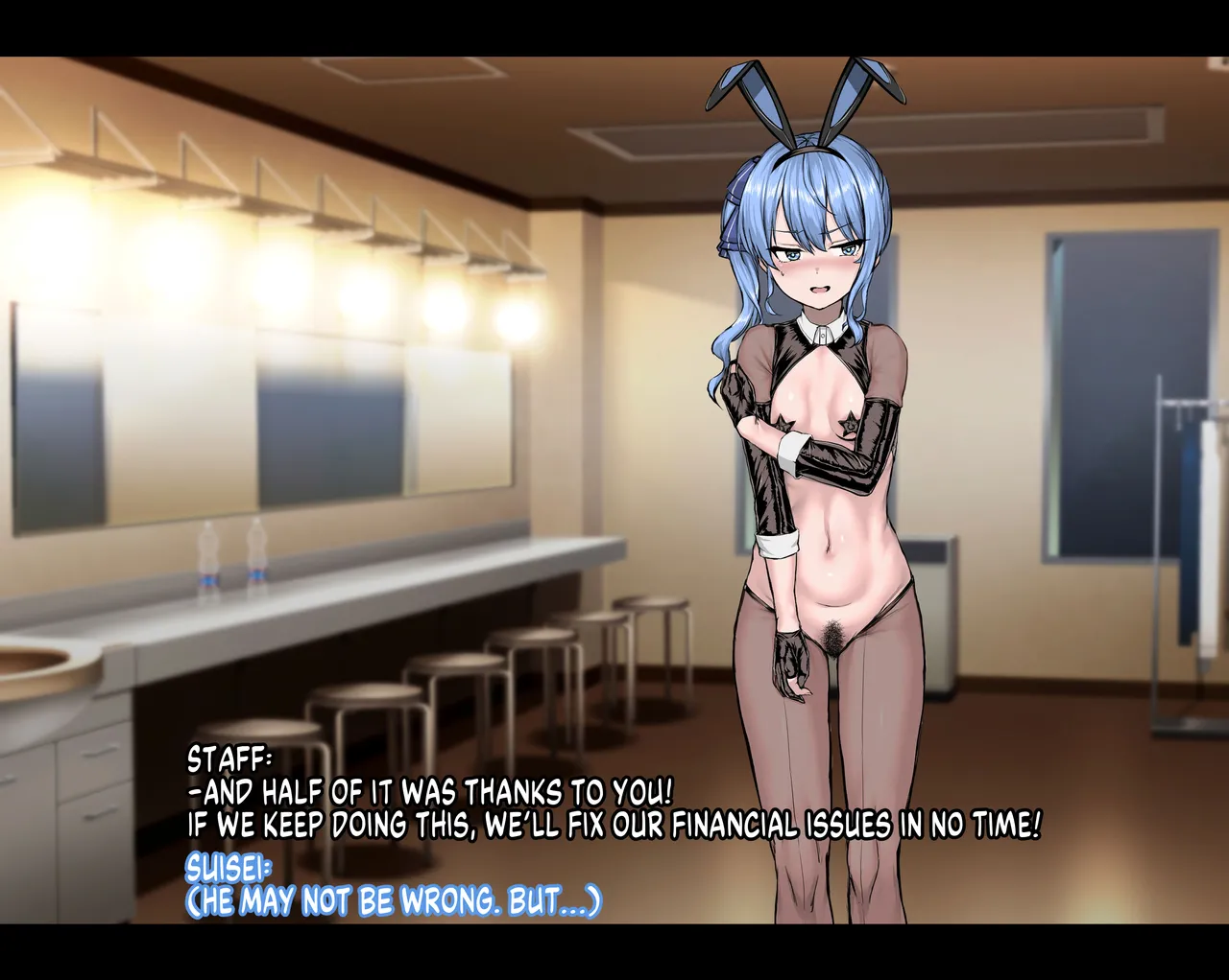 Hoshi no Ochikata | How the Star Fell page 72 featuring hoshimachi suisei hololive parody - nakadashi gloves hentai manga - read online free