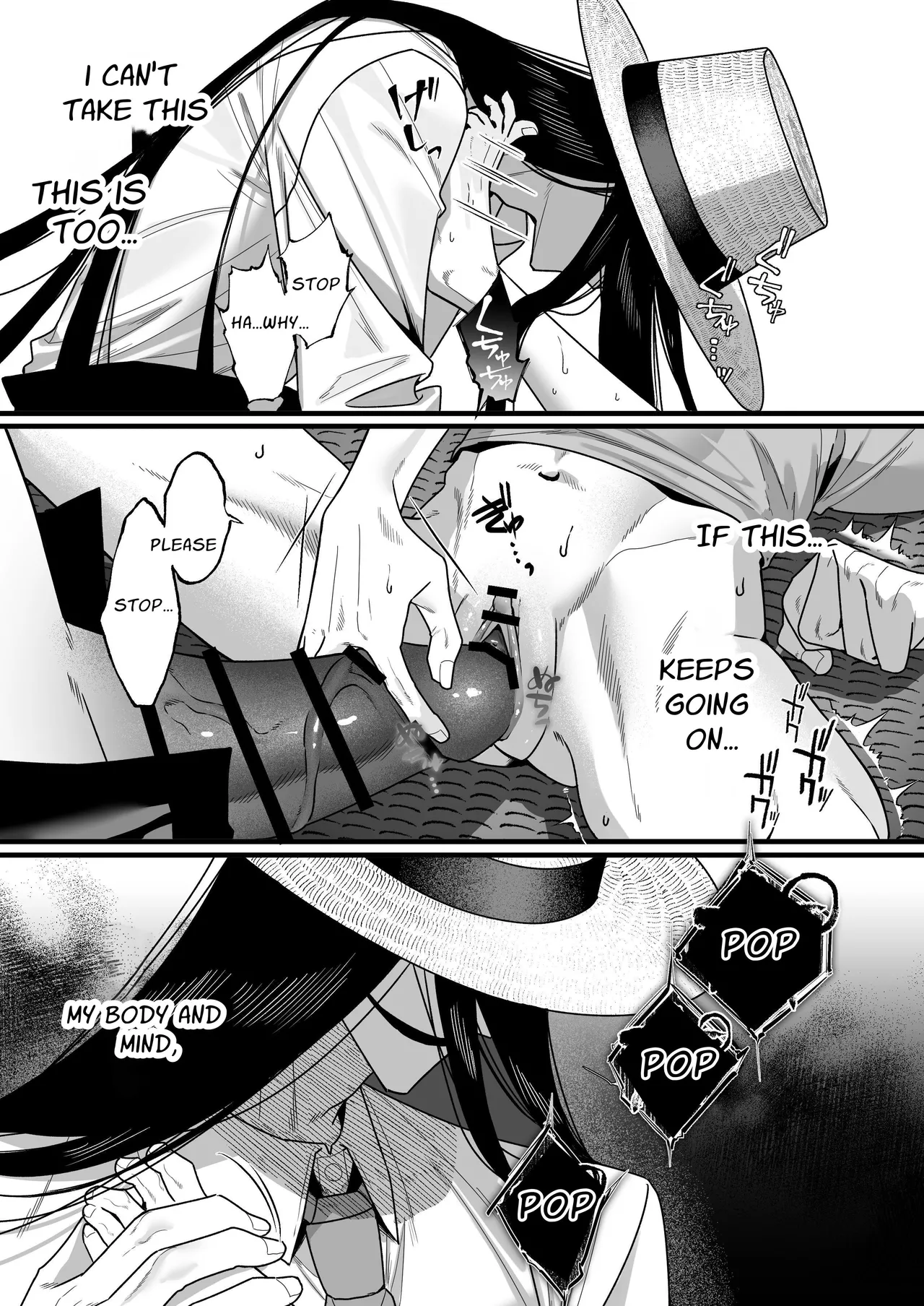 Hasshaku-sama Forcibly Inseminates Cuntboy - Page 24