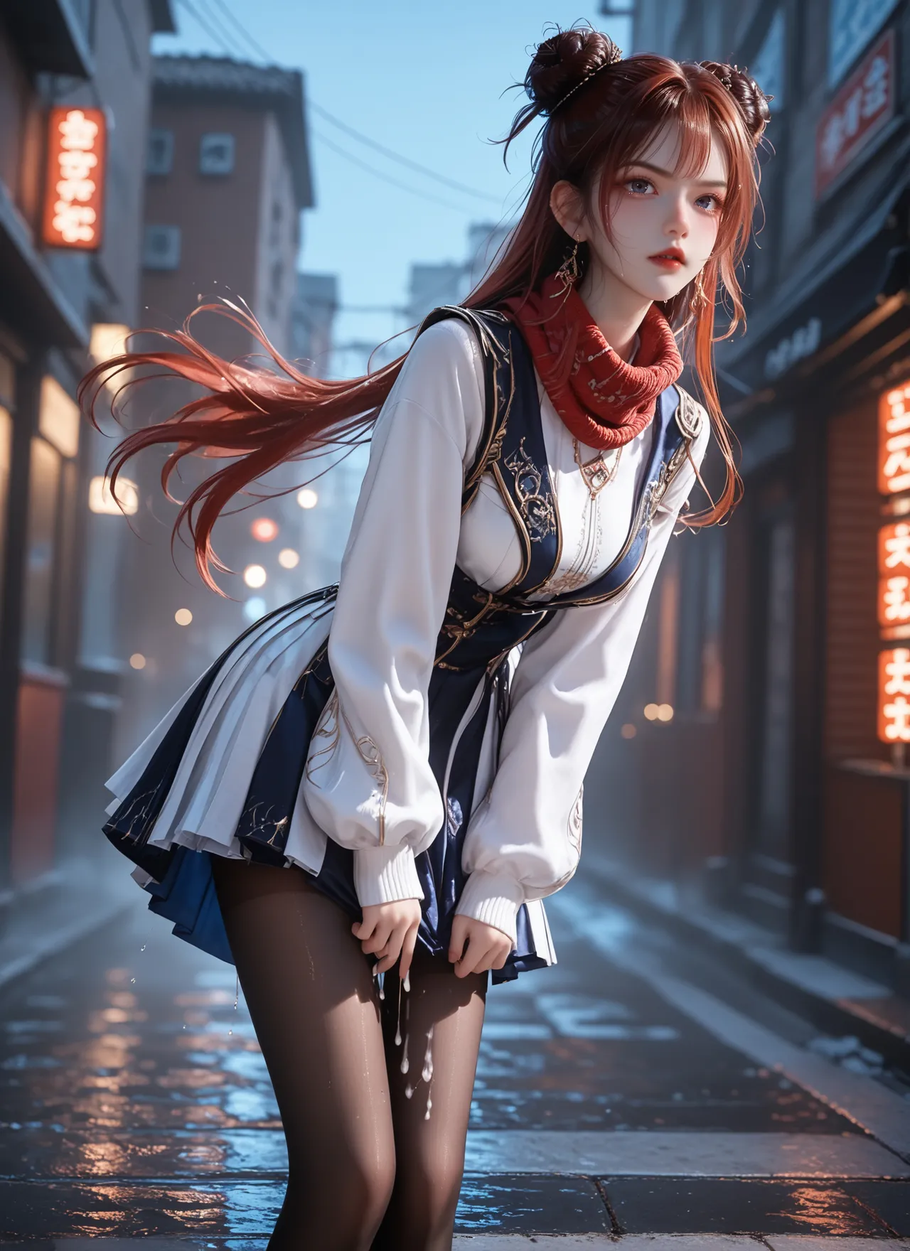 绝世唐门马小桃纯欲 page 63 - hair buns ai generated hentai manga - read online free