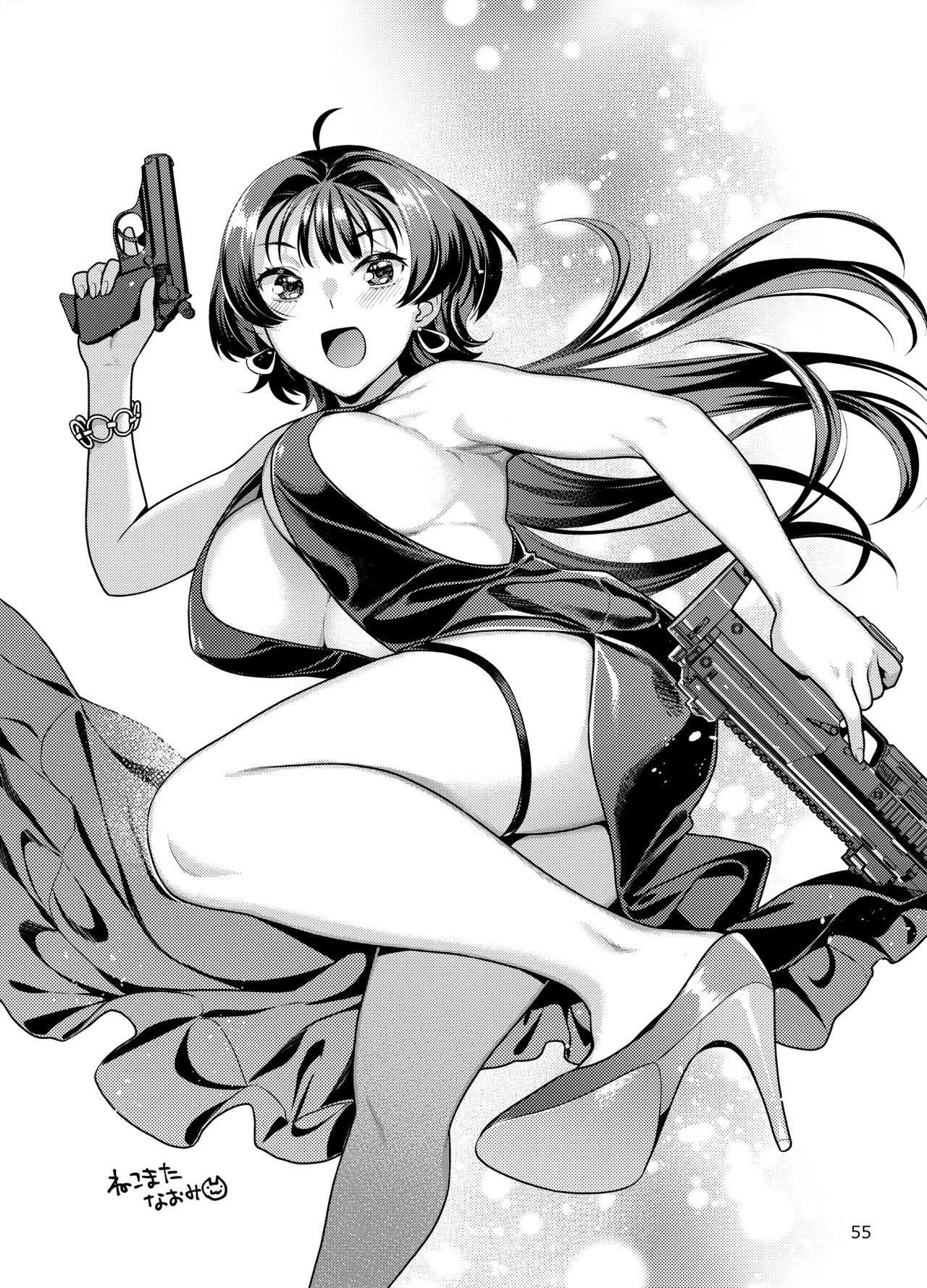 Seiyoku Tsuyotsuyo Joshi wa Okute Eromangaka-san ni Gohoushi Play Shitai page 55 original parody - sole female sole male hentai manga - read online free