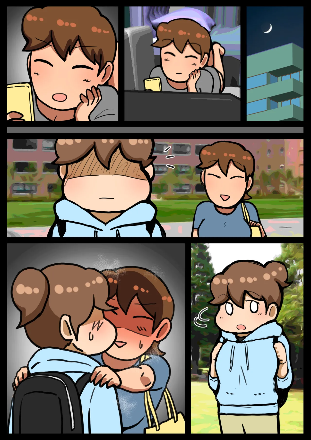 Netorare o Shitta Rio ga Koukishin de Jibun no Kareshi o Yuujin to Yarasete Koufun suru Hanashi page 13 atashinchi parody - sole male nakadashi hentai manga - read online free