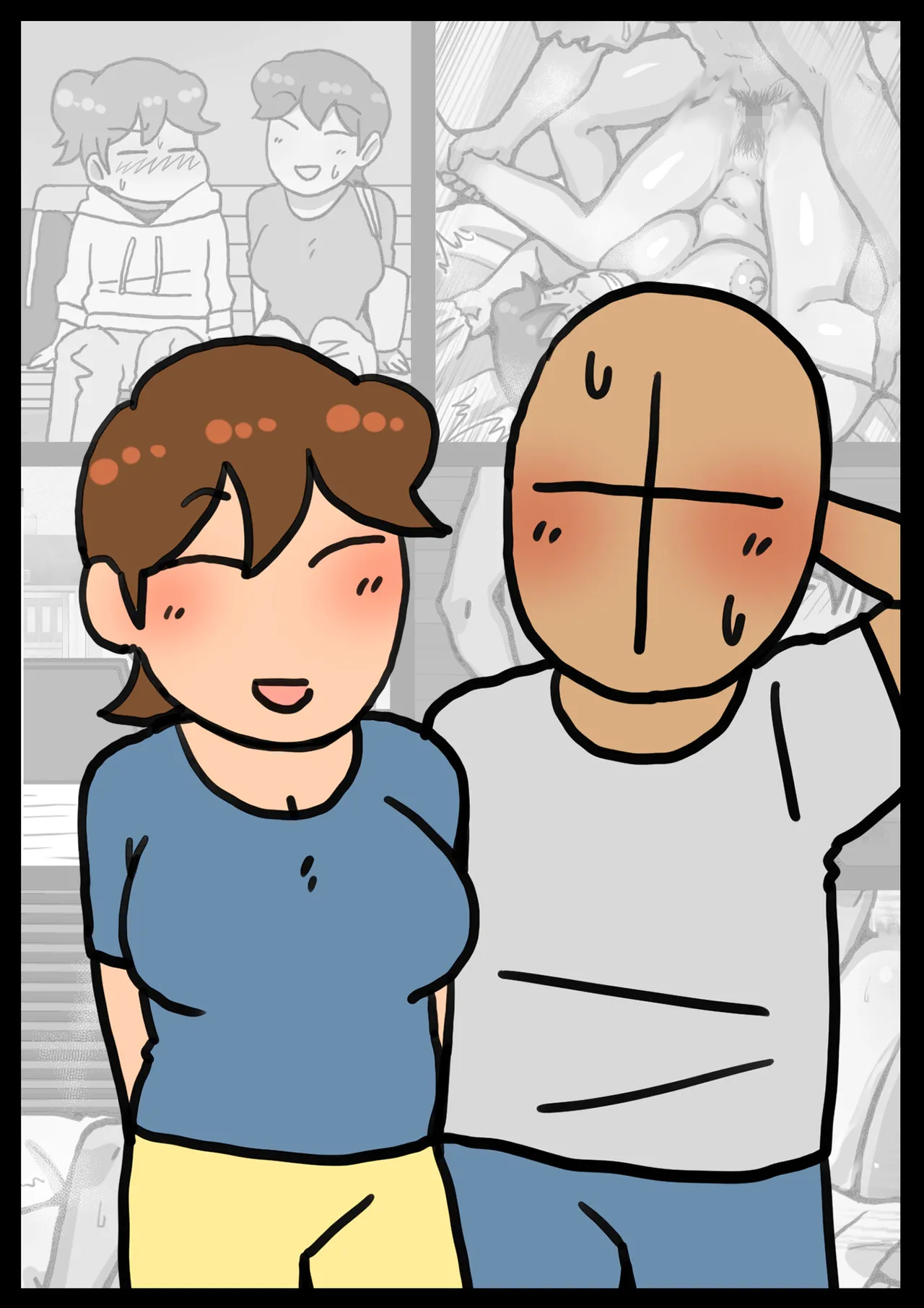 Netorare o Shitta Rio ga Koukishin de Jibun no Kareshi o Yuujin to Yarasete Koufun suru Hanashi page 26 atashinchi parody - sole male nakadashi hentai manga - read online free