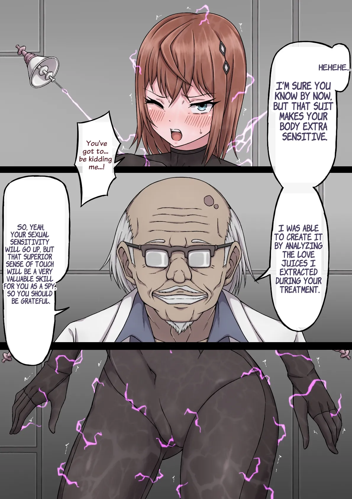 Lady Spy Nel Becoming The Test Subject of a Mad Perverted Scientist page 20 - sole female sole male hentai manga - read online free