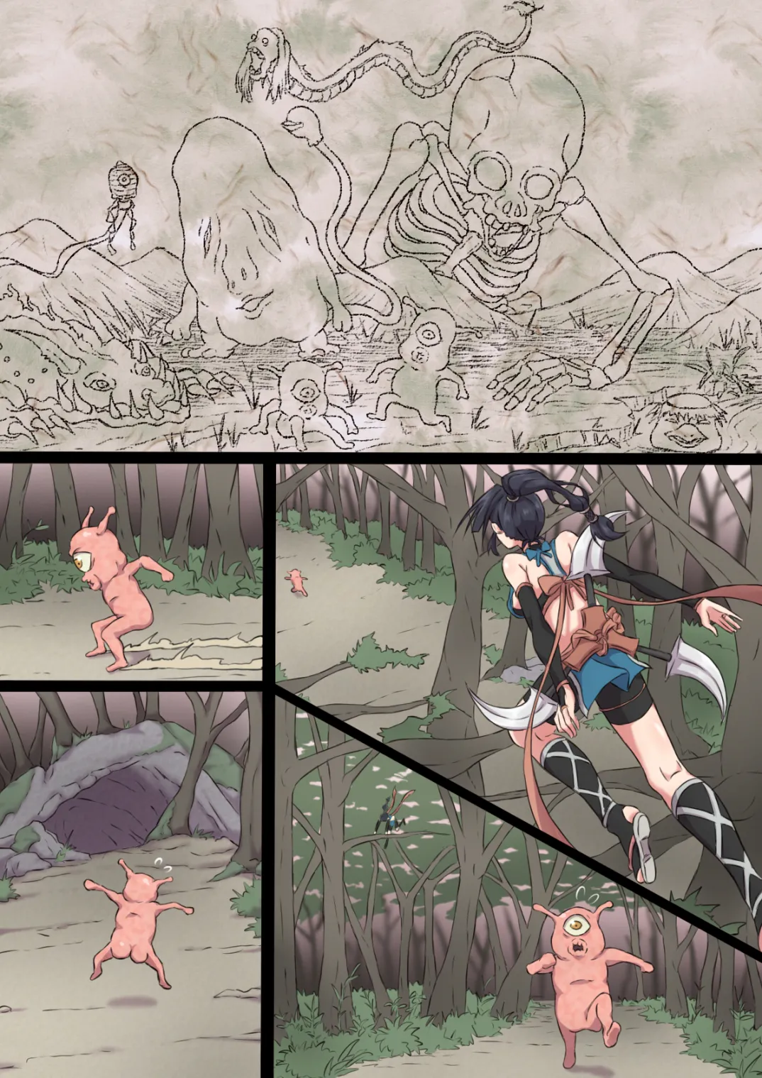 Kunoichi Ayame's Defeat - Page 54