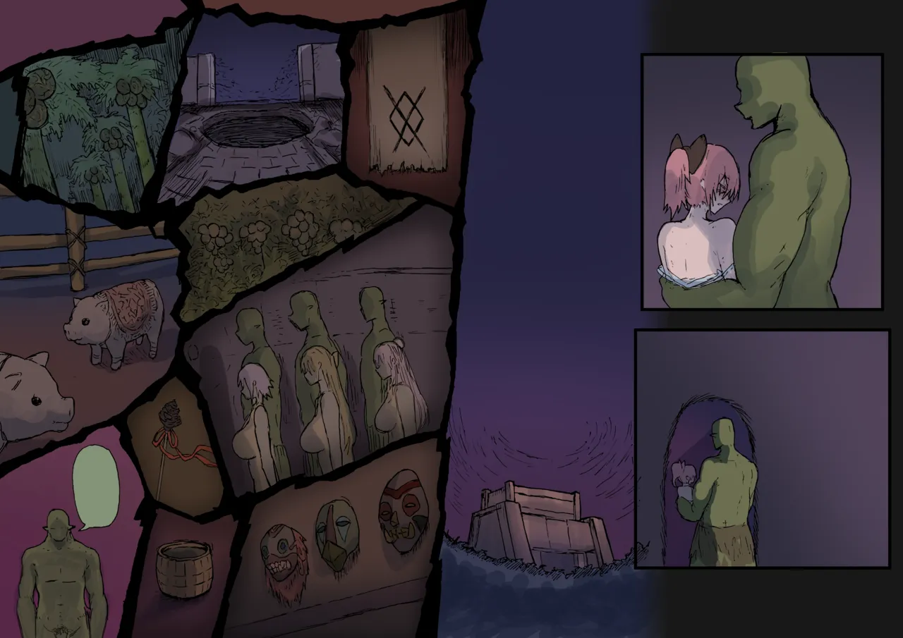 オークの結婚式 page 37 original parody - orc pregnant hentai manga - read online free