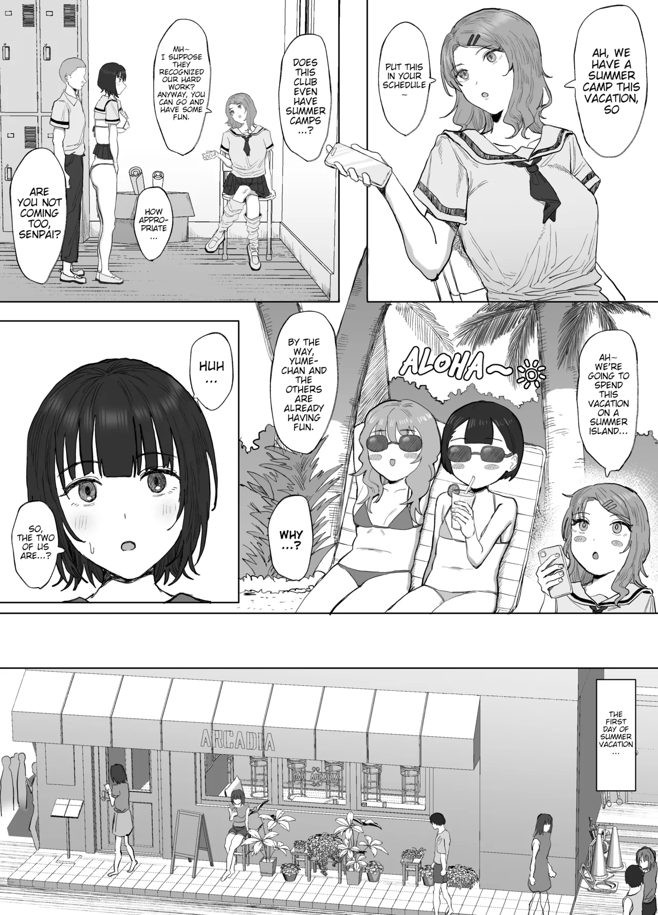 [Lip (Sakatami)] Volunteer Bu (Yarisa) no Nichijou Natsuyasumi Gasshuku o Tomari Hen | Daily life of the Volunteer club (Yarisa): A night at the summer camp edition [English] page 14 original parody - sole male nakadashi hentai manga - read online free
