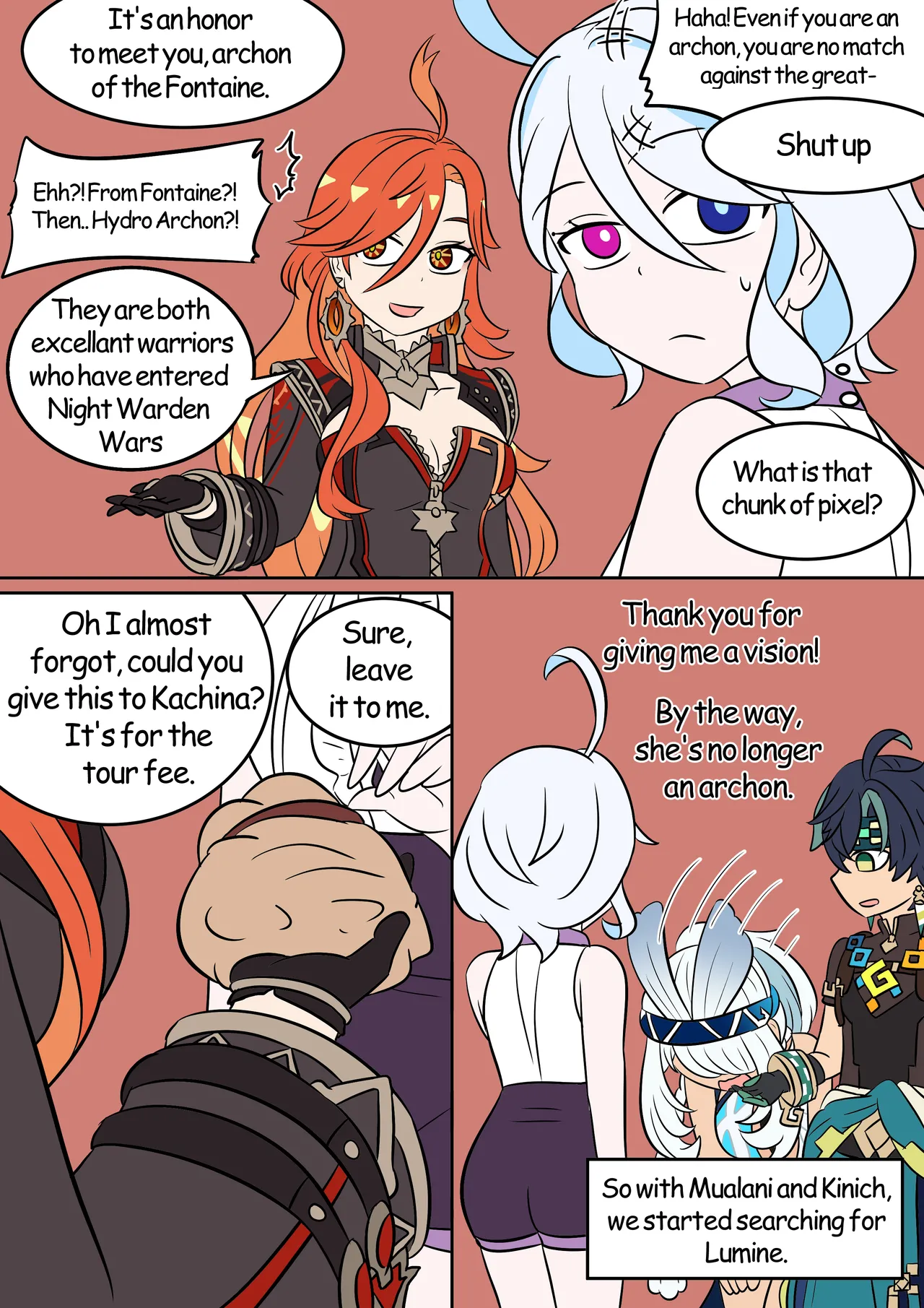 Into the Abyss page 16 featuring lumine genshin impact parody - futanari body swap hentai manga - read online free