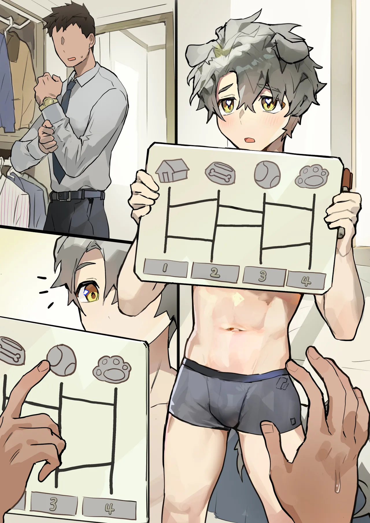 I Want an Office BF! : Episode 1 page 12 original parody - dog boy anal hentai manga - read online free
