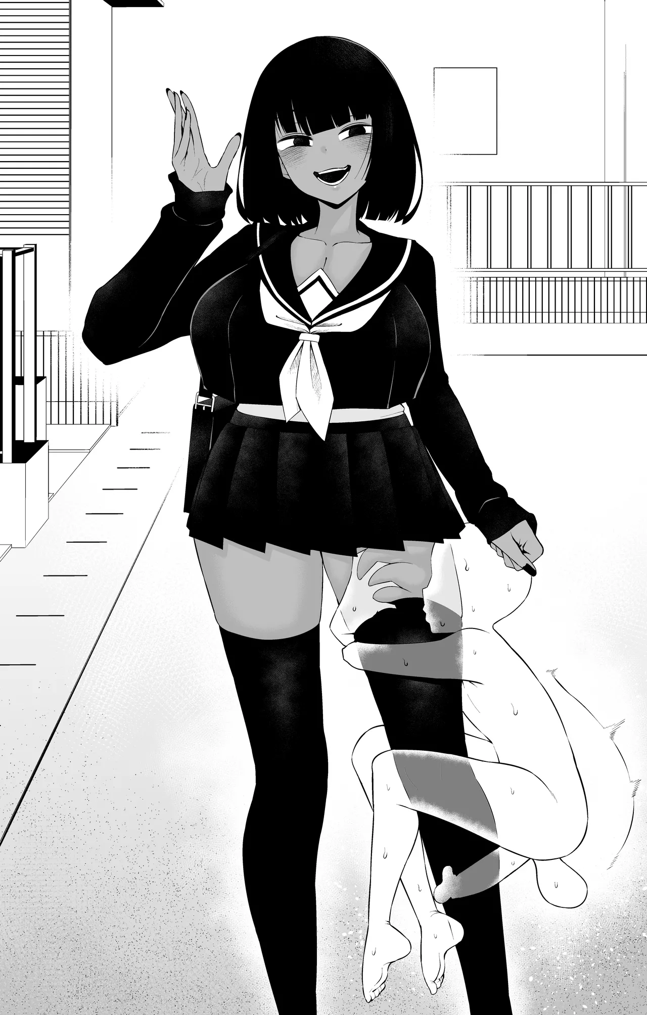 [Ankoman] [Kokukoku-san wa shirajirashī 19. 2-Wa page 15 original parody - stockings big breasts hentai manga - read online free