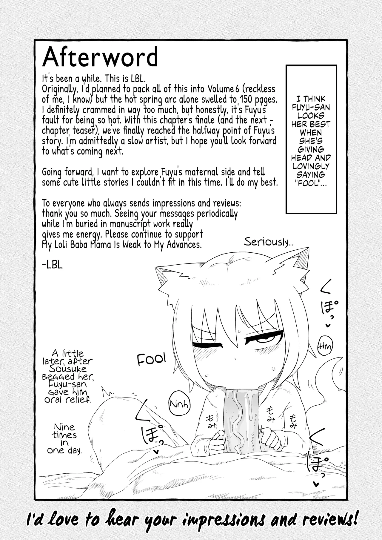 Page 57 of Loli Baba Okaa-san wa Oshi ni Yowai 7 | My Loli Baba Mama is Weak to my Advances 7