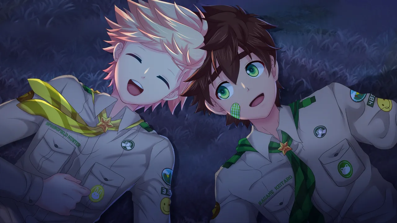 Camp Buddy hunter CGs page 84 featuring keitaro nagame camp buddy parody - uncensored muscle hentai manga - read online free