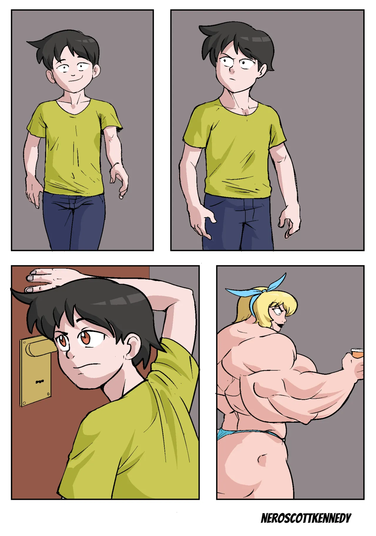 Passionate Growth page 39 - muscle western non-h hentai manga - read online free