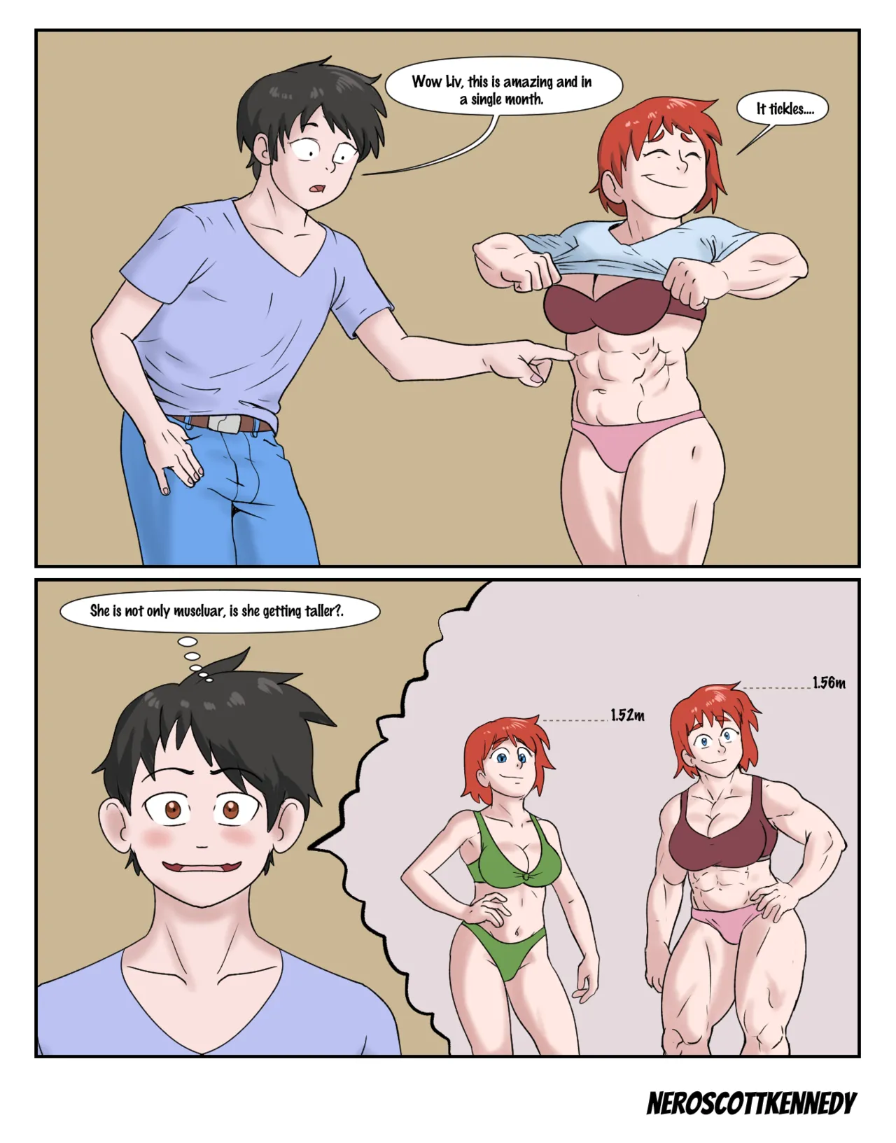 Passionate Growth page 9 - muscle western non-h hentai manga - read online free