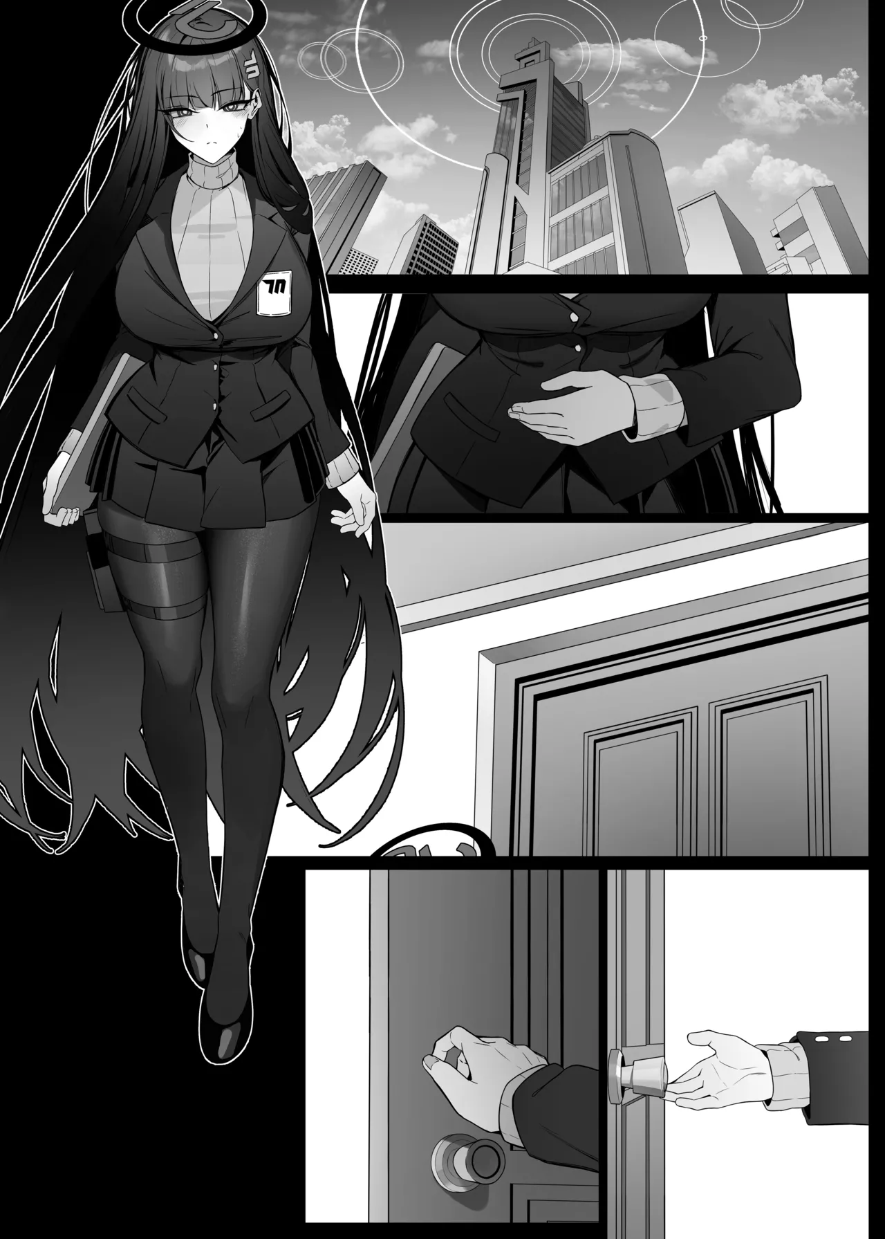 シャーレ当番 page 46 featuring sensei blue archive parody - squirting big breasts hentai manga - read online free