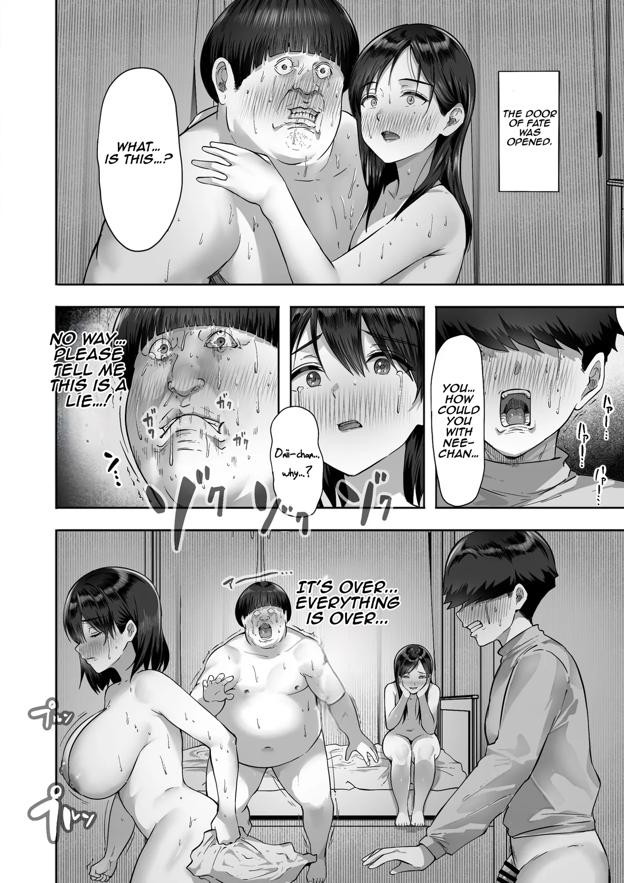 [Himan Boy] Sister Swapping ~Ore no Imouto to Omae no Nee-chan Koukan Shite Ecchi Suru Hanashi~ | Sister Swapping ~A Story About Exchanging My Little Sister and Your Older Sister for Sex~ [Aishi21] [English] page 28 original parody - paizuri hairy hentai manga - read online free