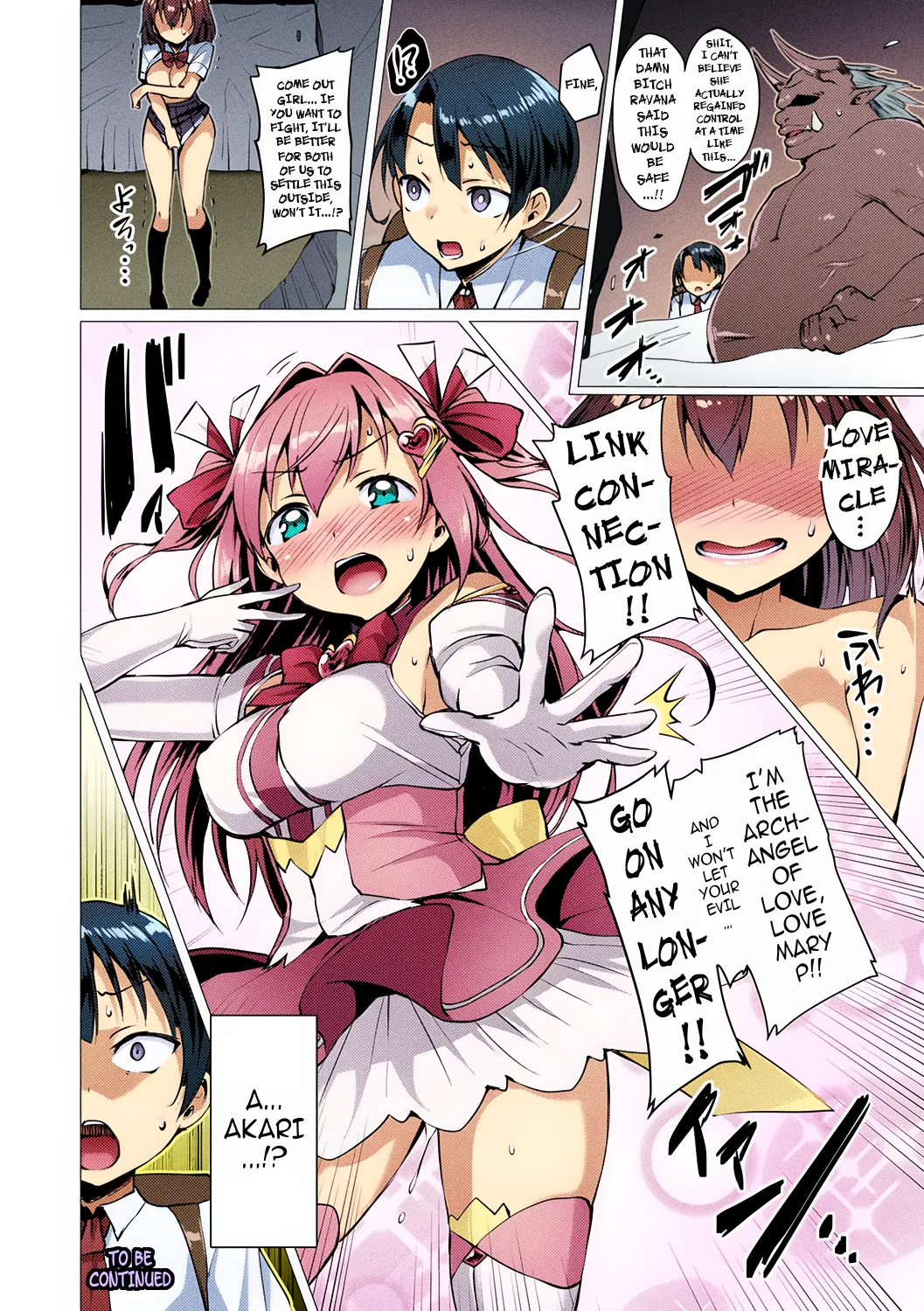 Page 46 of [Satou Kuuki] Aisei Tenshi Love Mary ～Akusei Jutai～ | The Archangel of Love, Love Mary ~Malignant Corruption~ [English] {darknight} {Hen_Colorist} {UnderhillTH} [Decensored] [Colorized] [Digital]