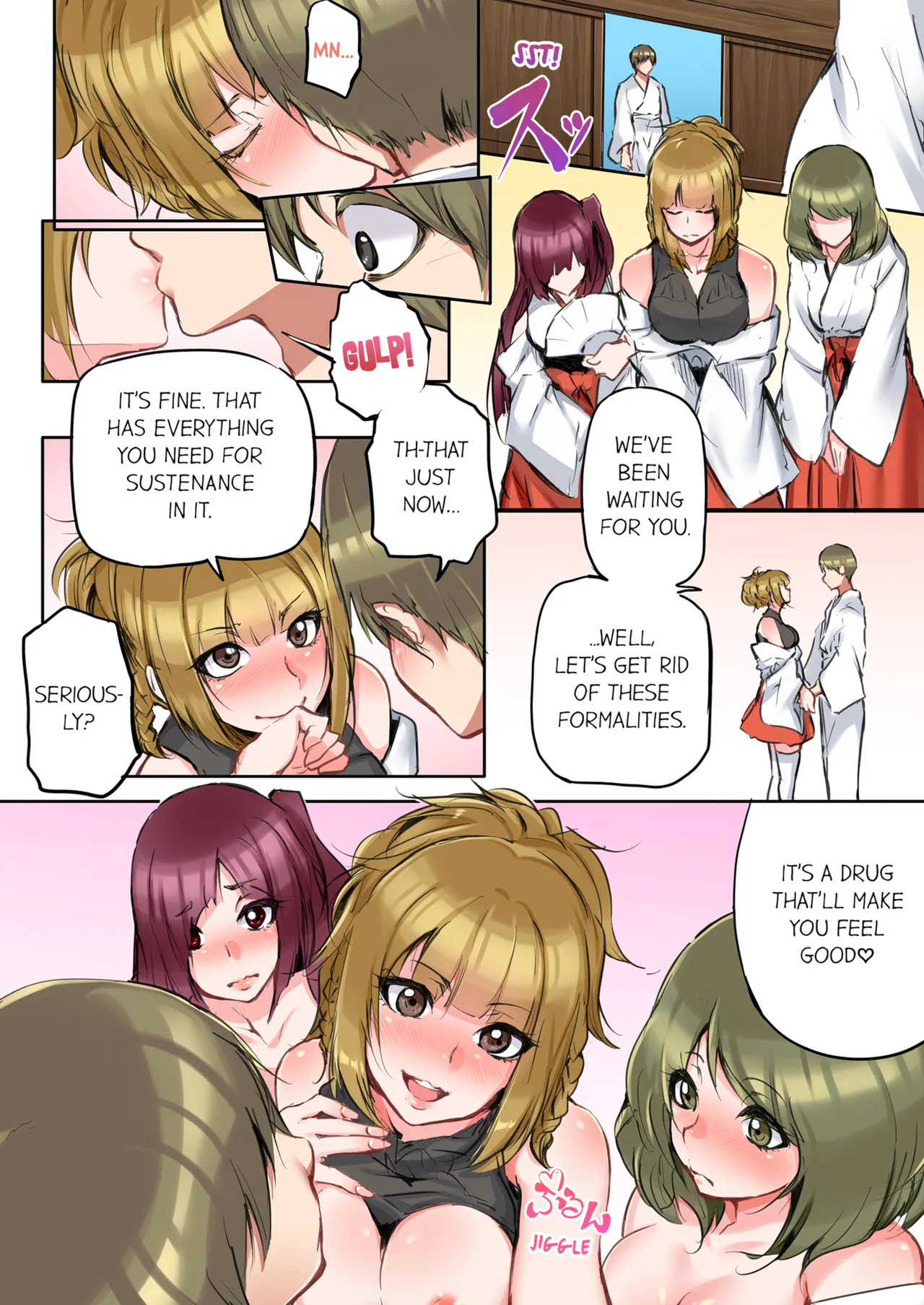 That Won't Fit...! All Night Sex with the Biggest Cock Vol.1-5 page 88 - mmf threesome group hentai manga - read online free